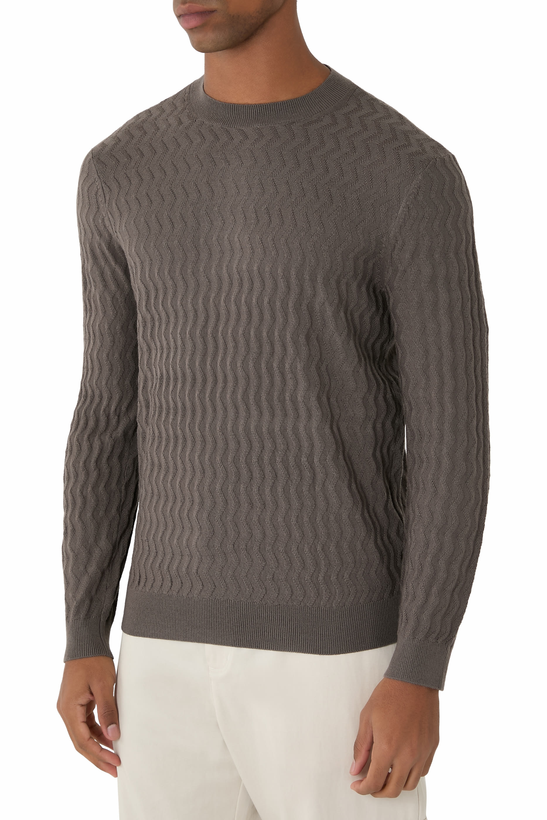 Wavy Texture Sweater