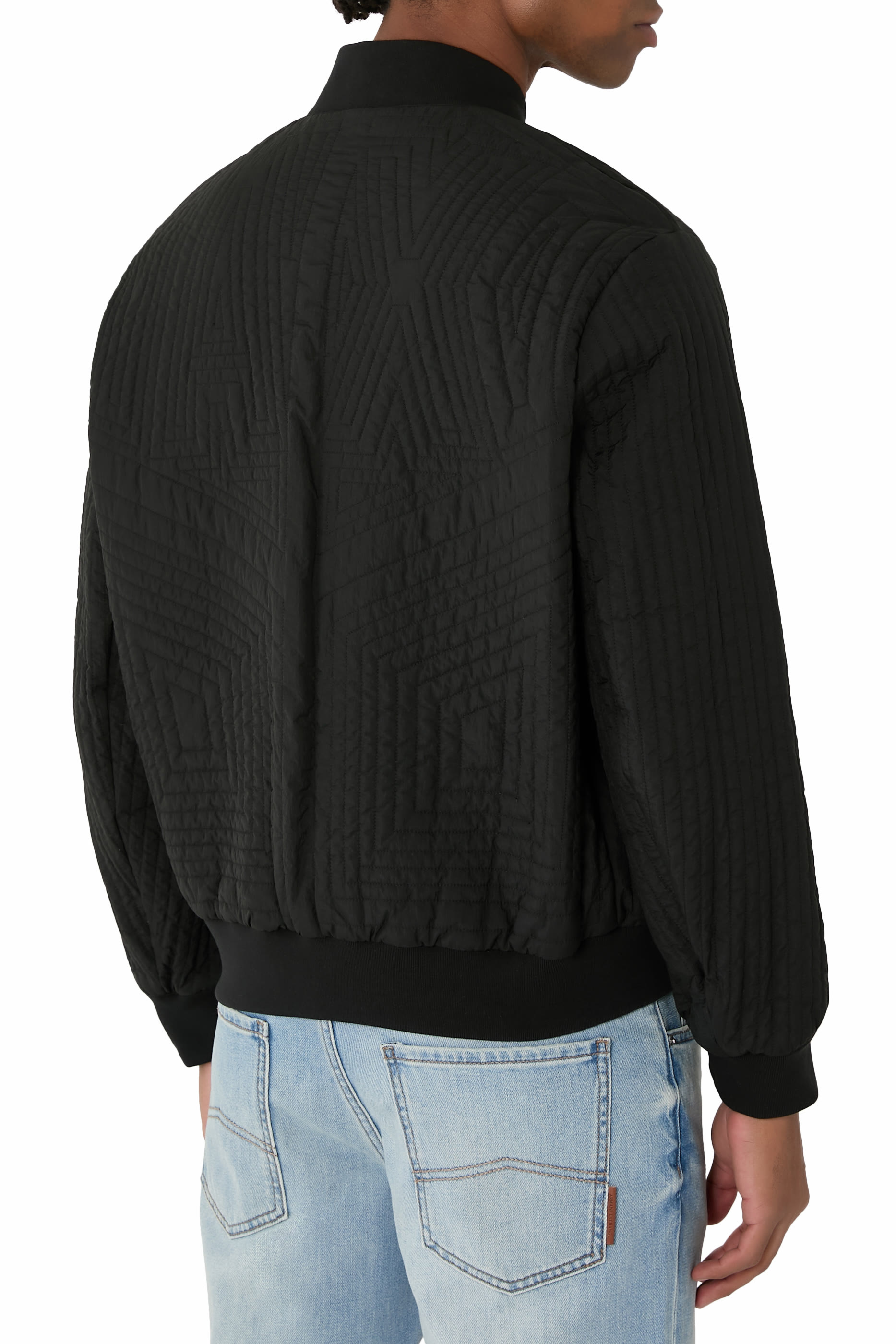 Quilted Bomber Jacket 