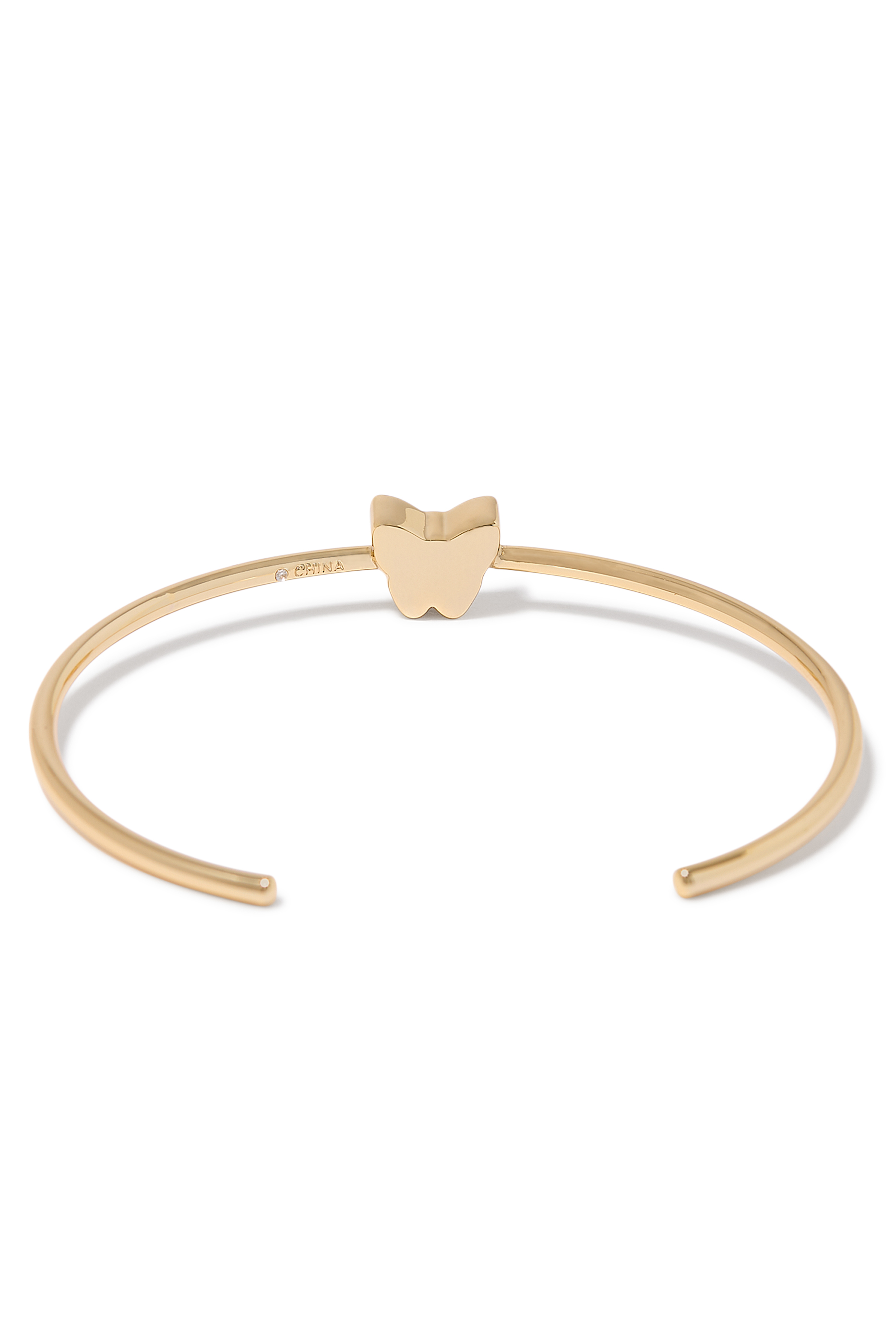 Butterfly Thin Cuff Bracelet