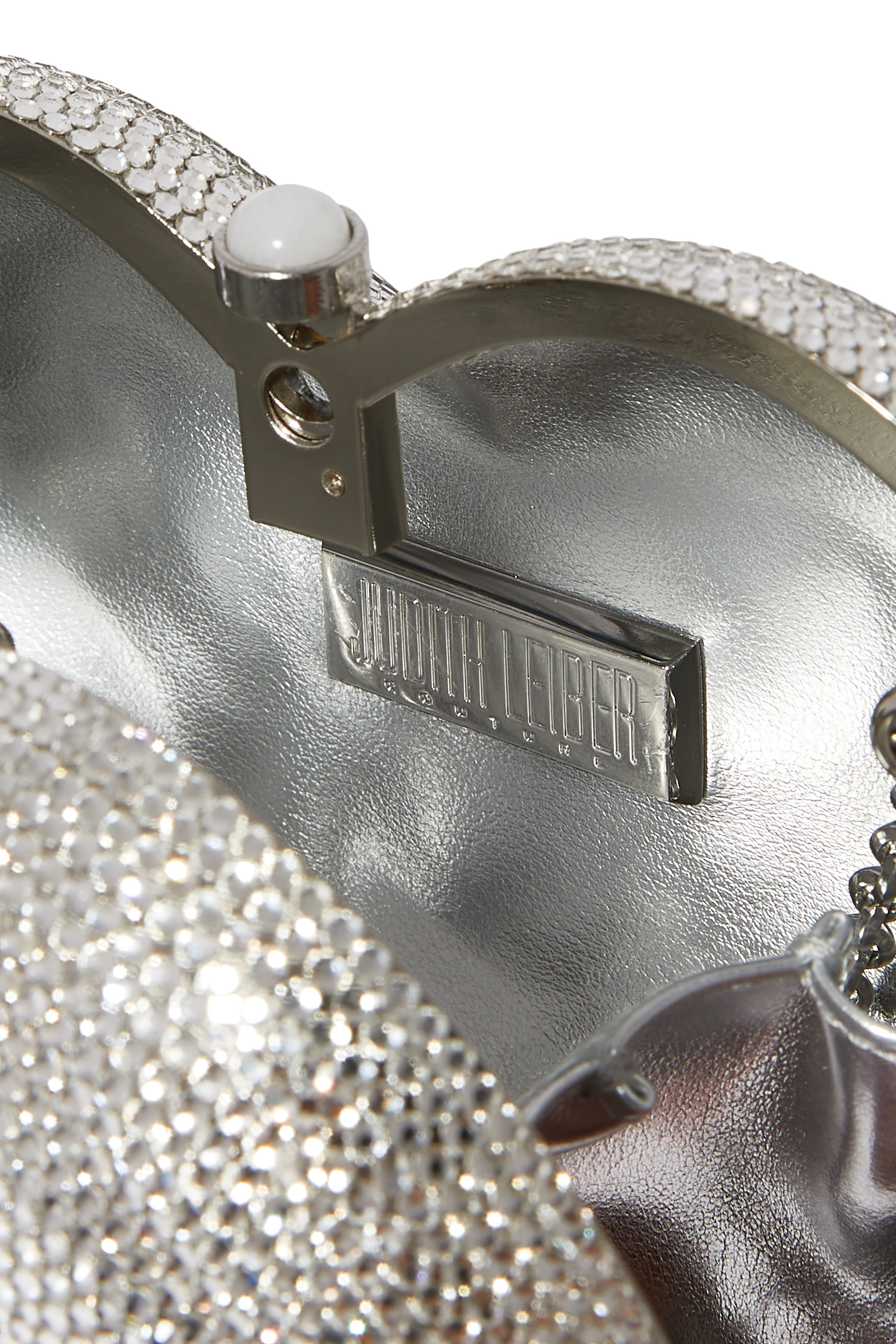 L'Amour Petit Coeur Crystal Clutch Bag