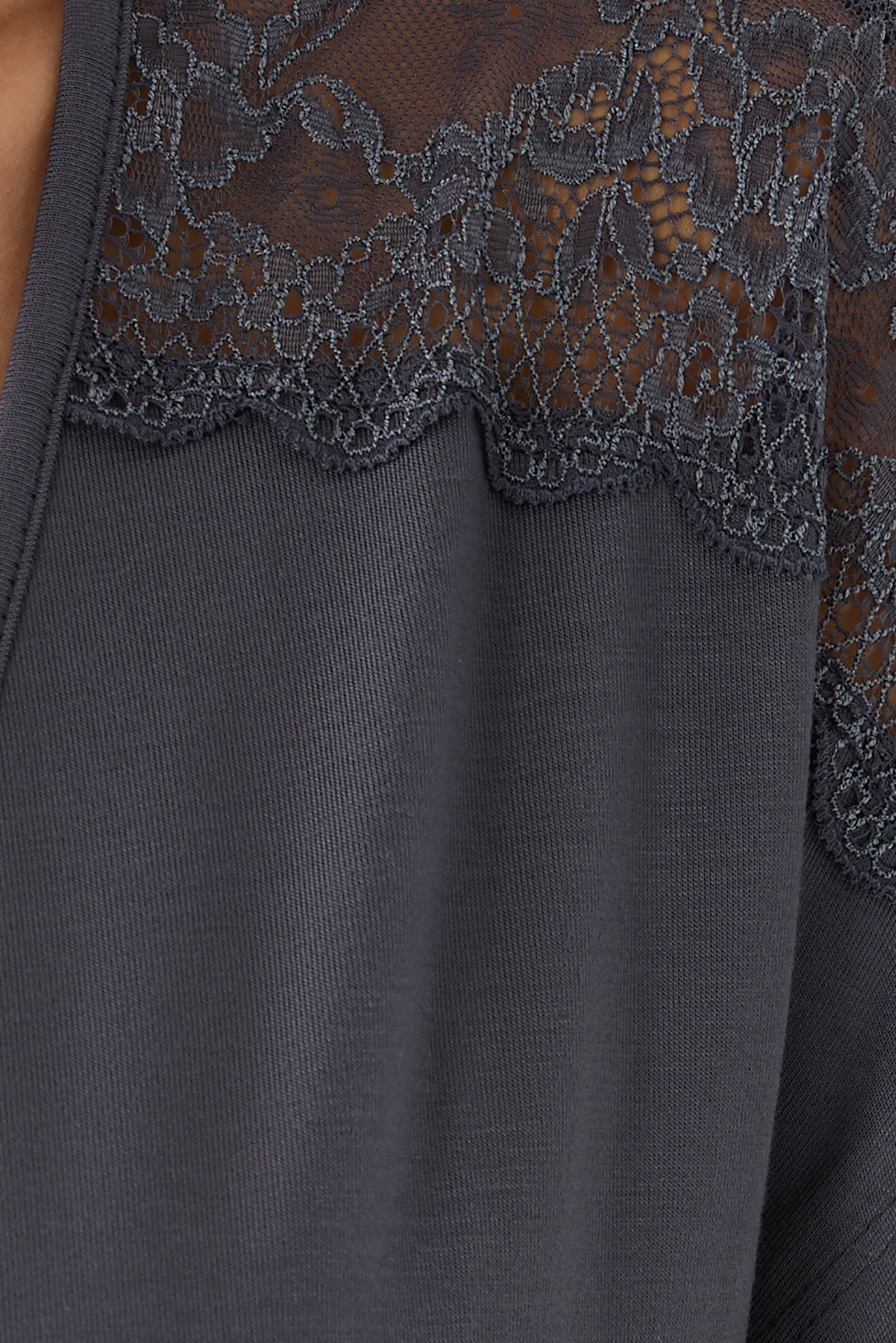 Jersey Lace Yoke Nightie