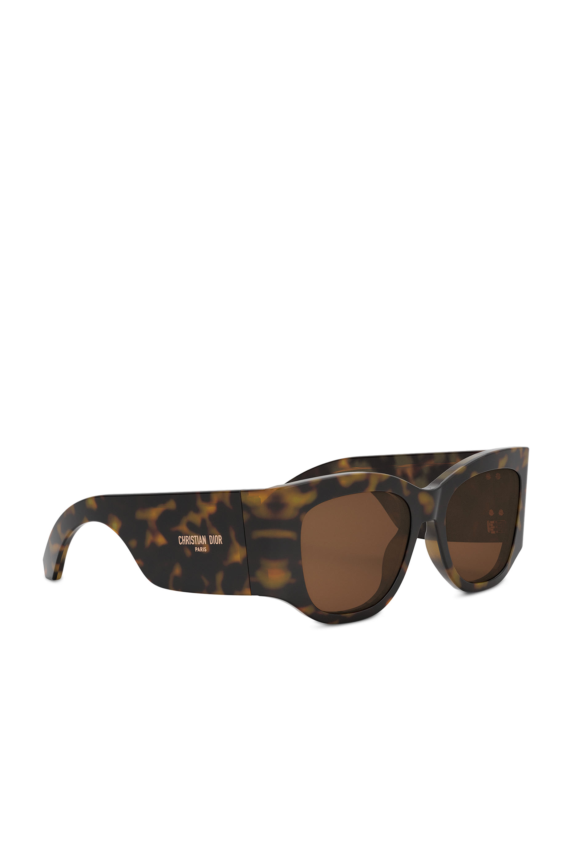 DiorNuit S1I Havana Square Sunglasses
