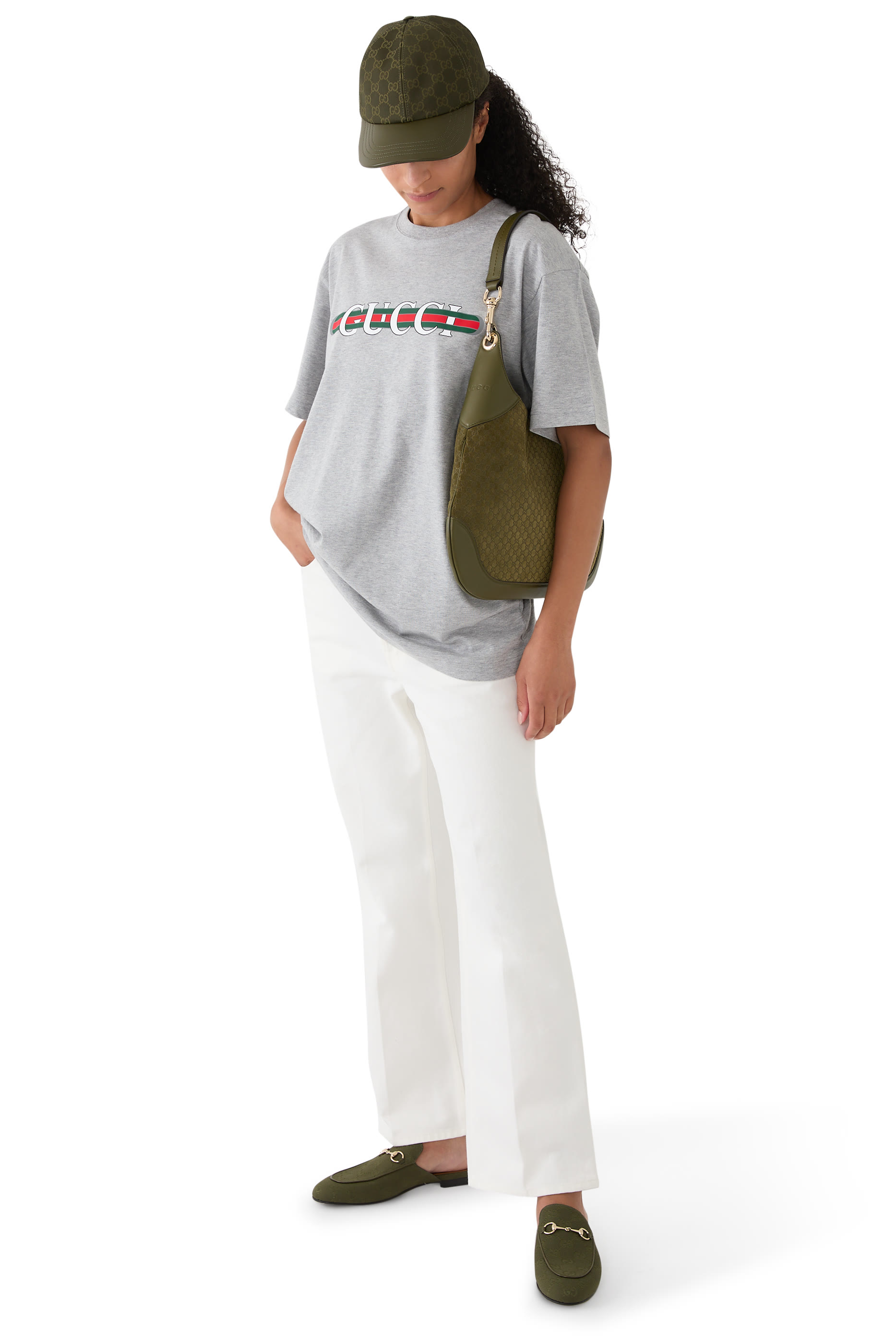 GG Fabric Jacquard Baseball Hat