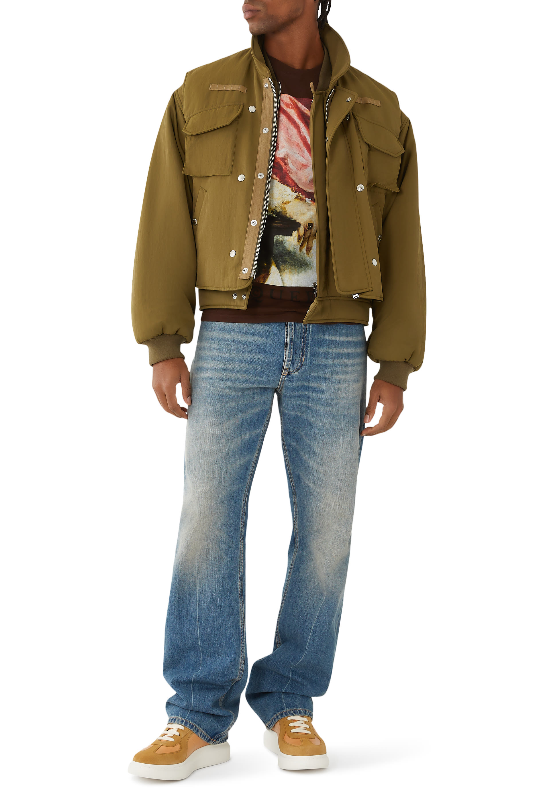 Double Layer Bomber Jacket