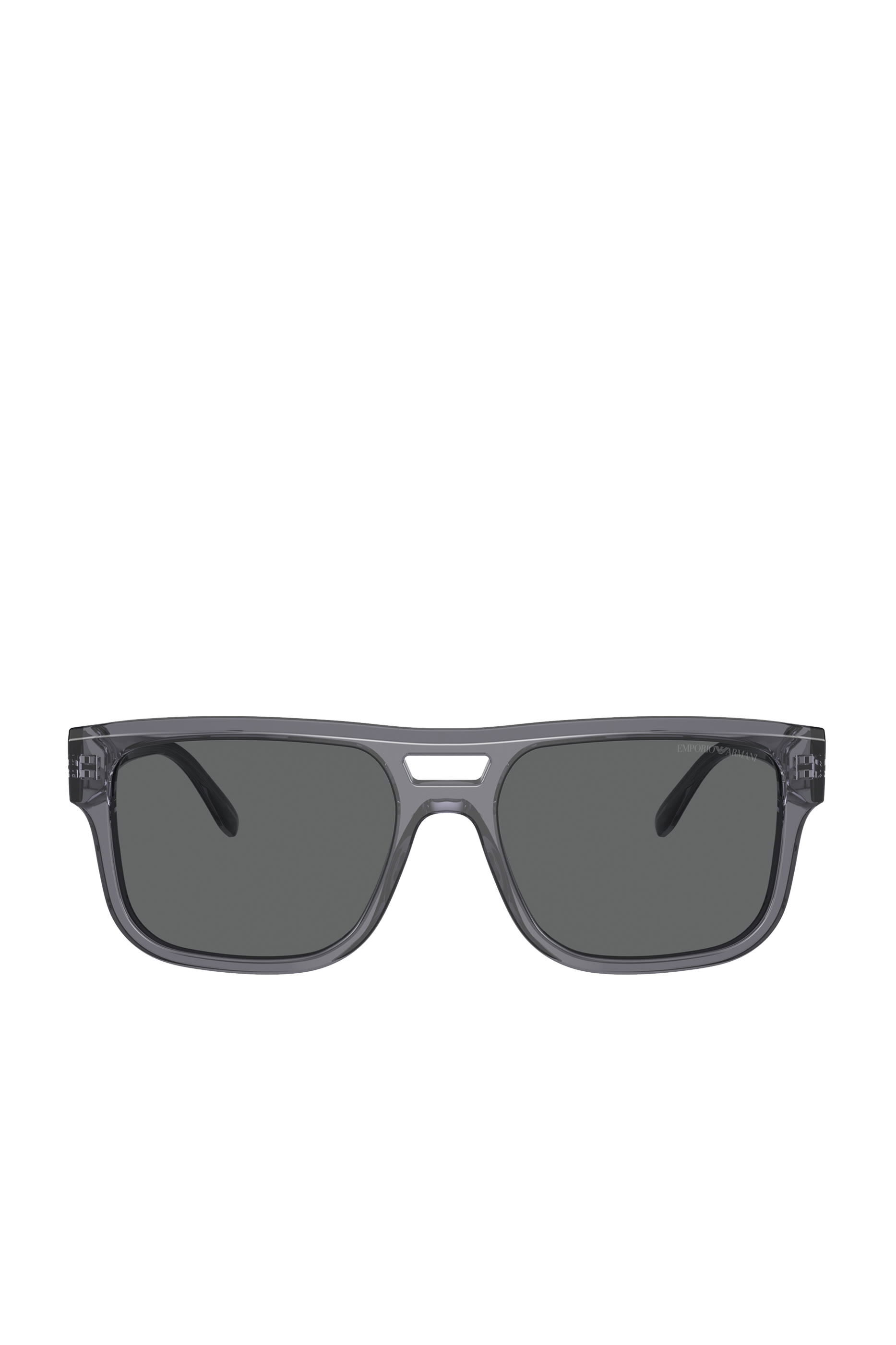 D Frame Shiny Trans Brown Lenses Sunglasses