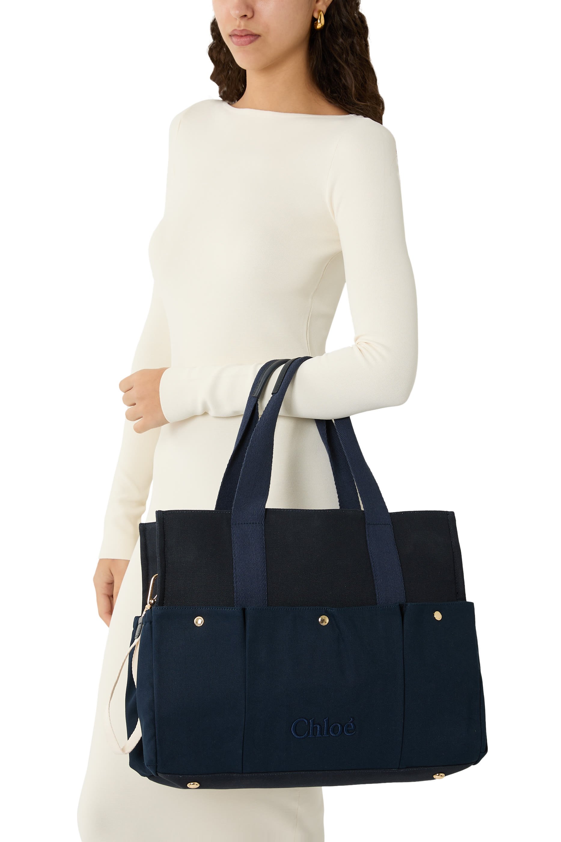 Kids Logo-Embroidered Changing Bag