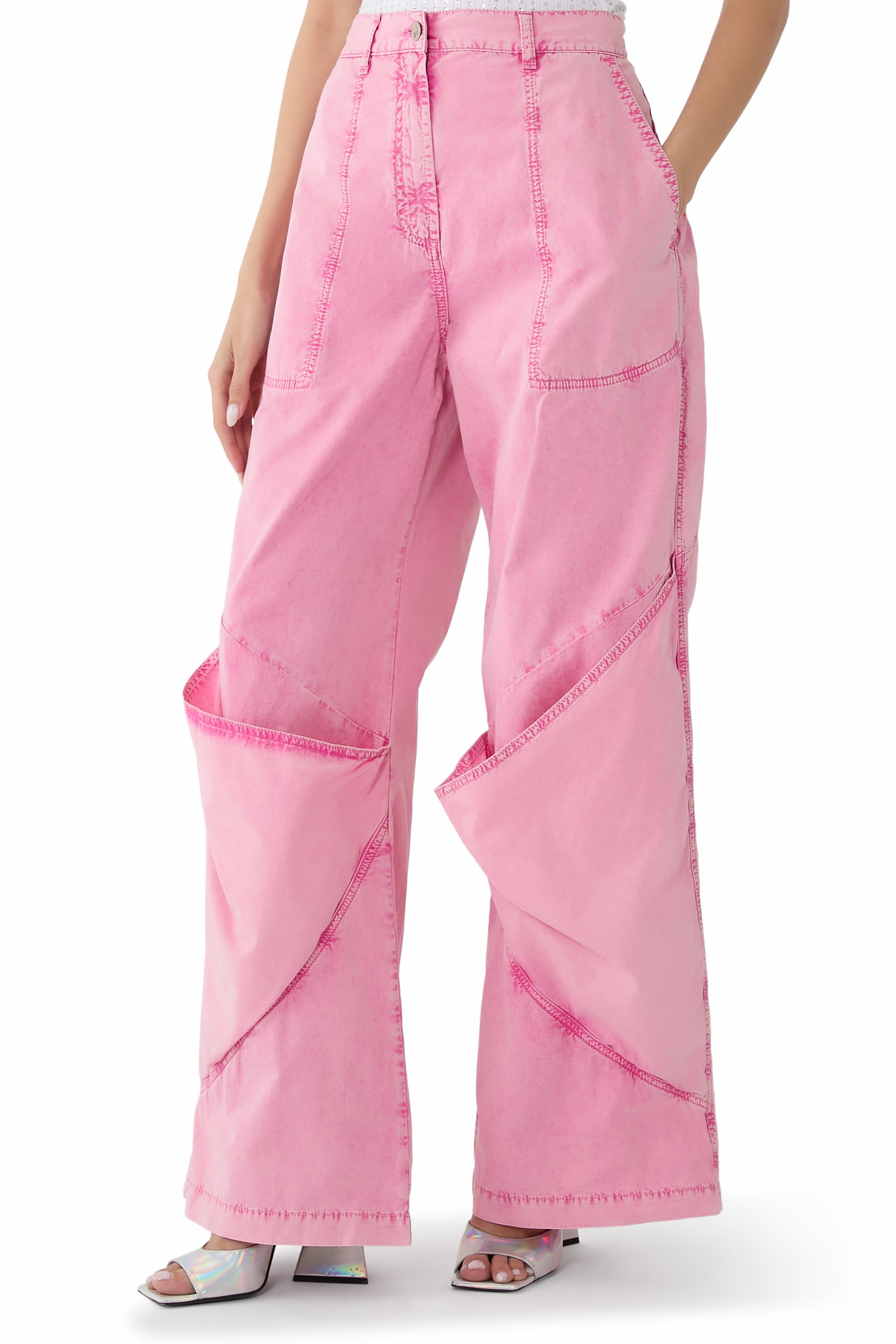 Embroidered Logo Long Pants