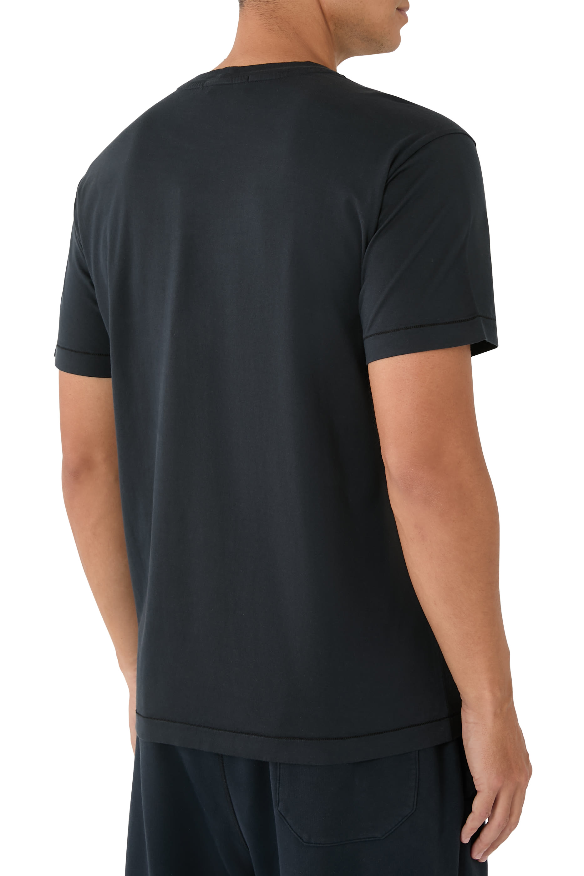 Compass Logo Patch Slim-Fit T-Shirt
