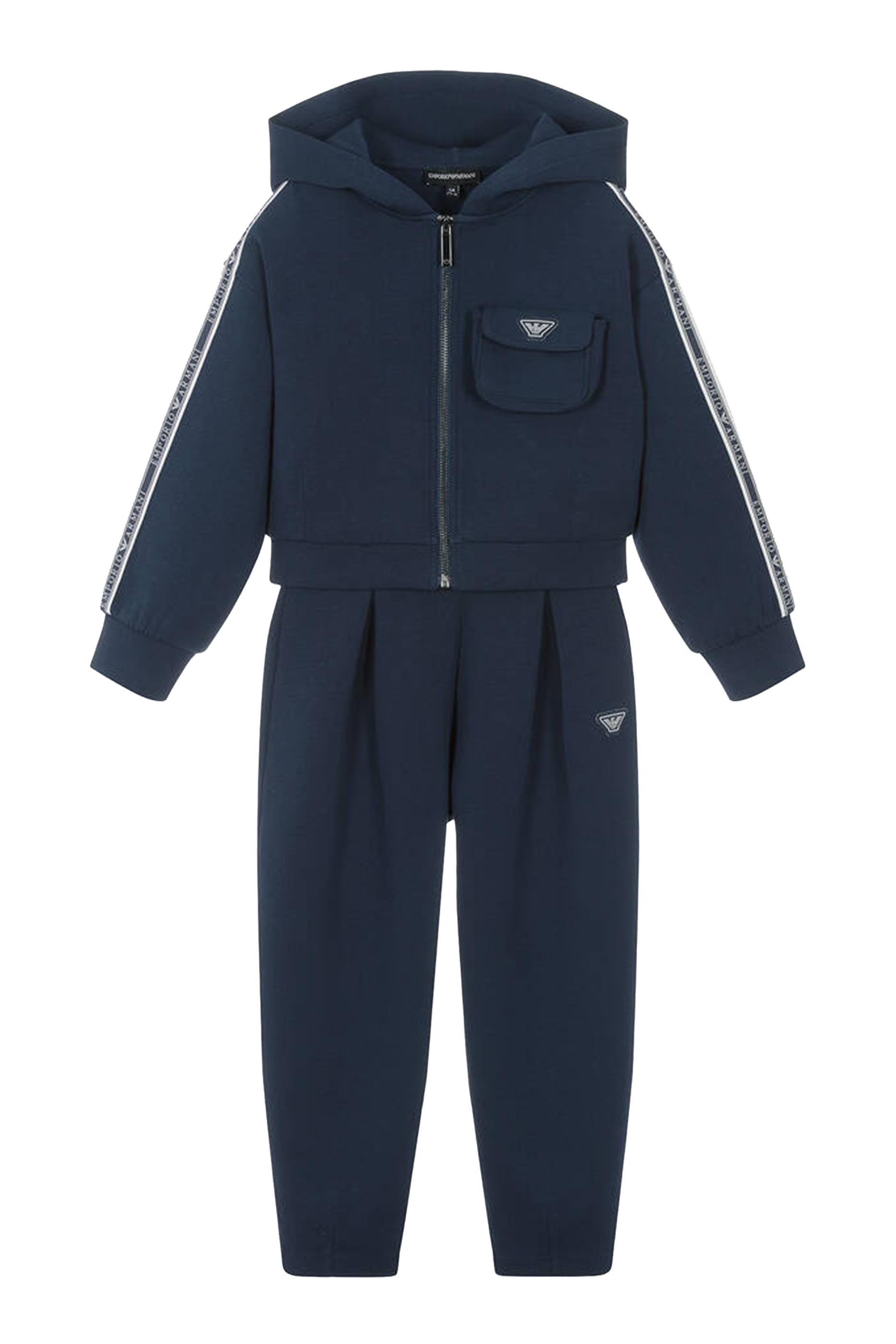 Kids Logo Patch Tracksuit Set
