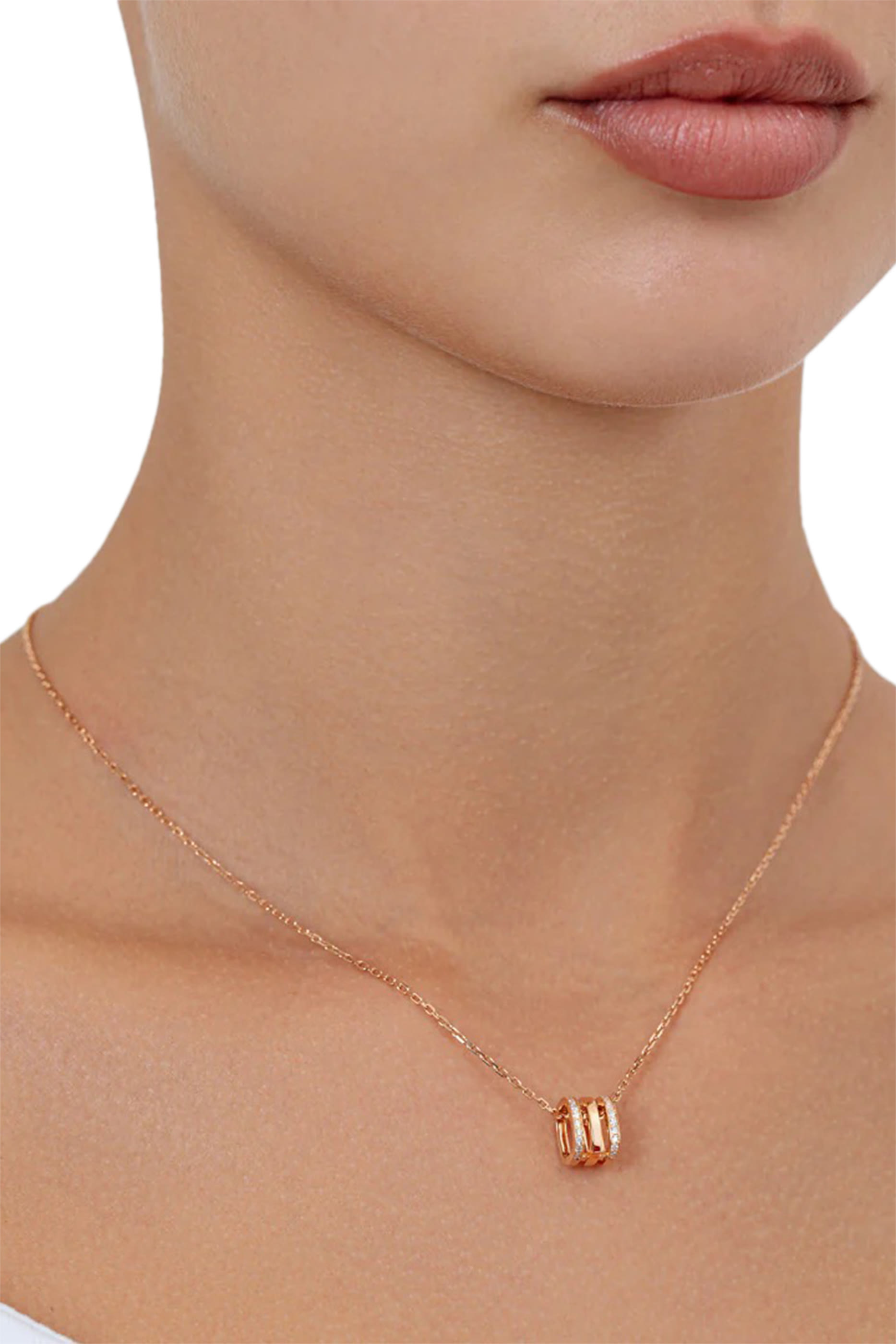 Wid Necklace, 18k Rose Gold & Diamonds