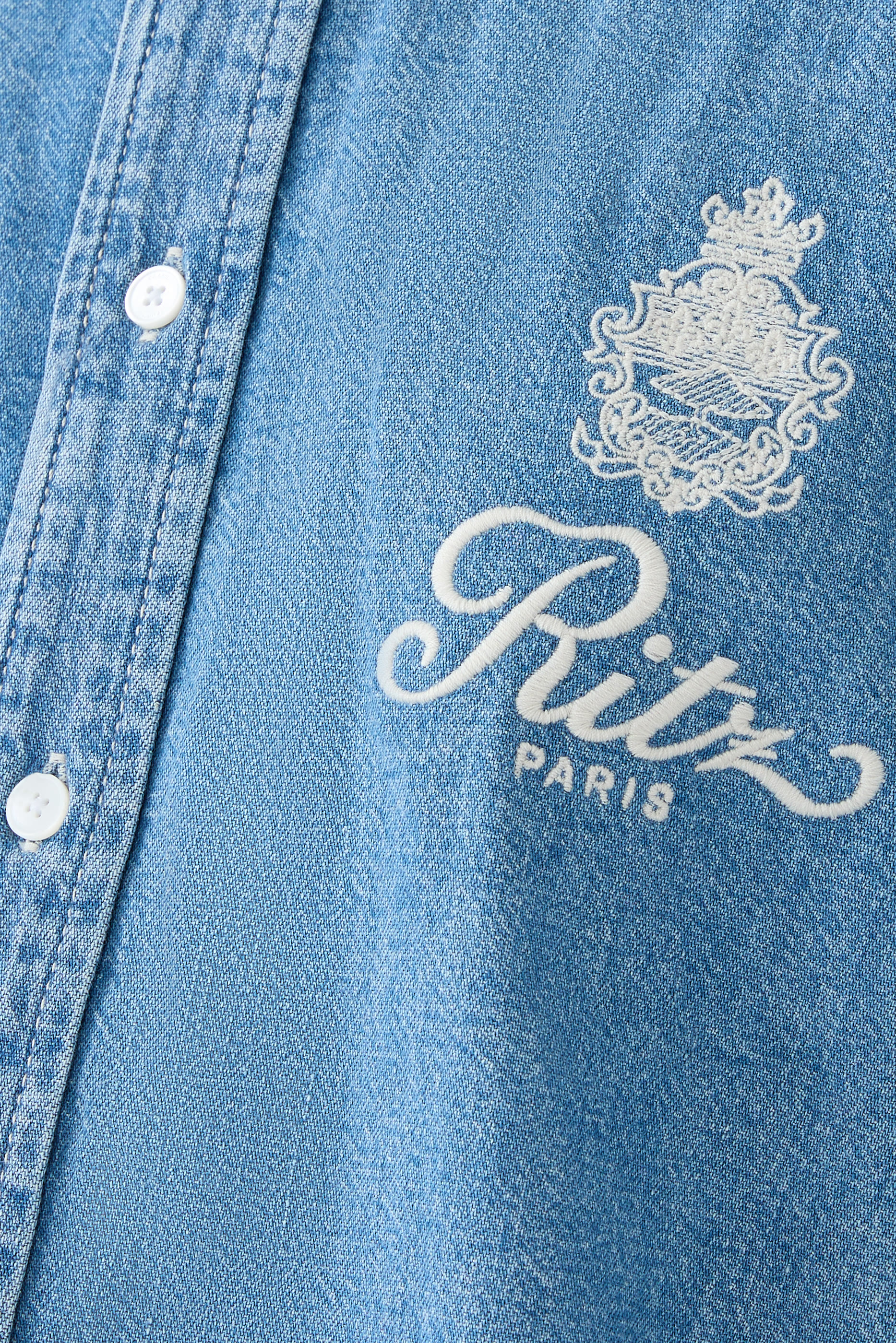 Ritz Embroidery Denim Shirt