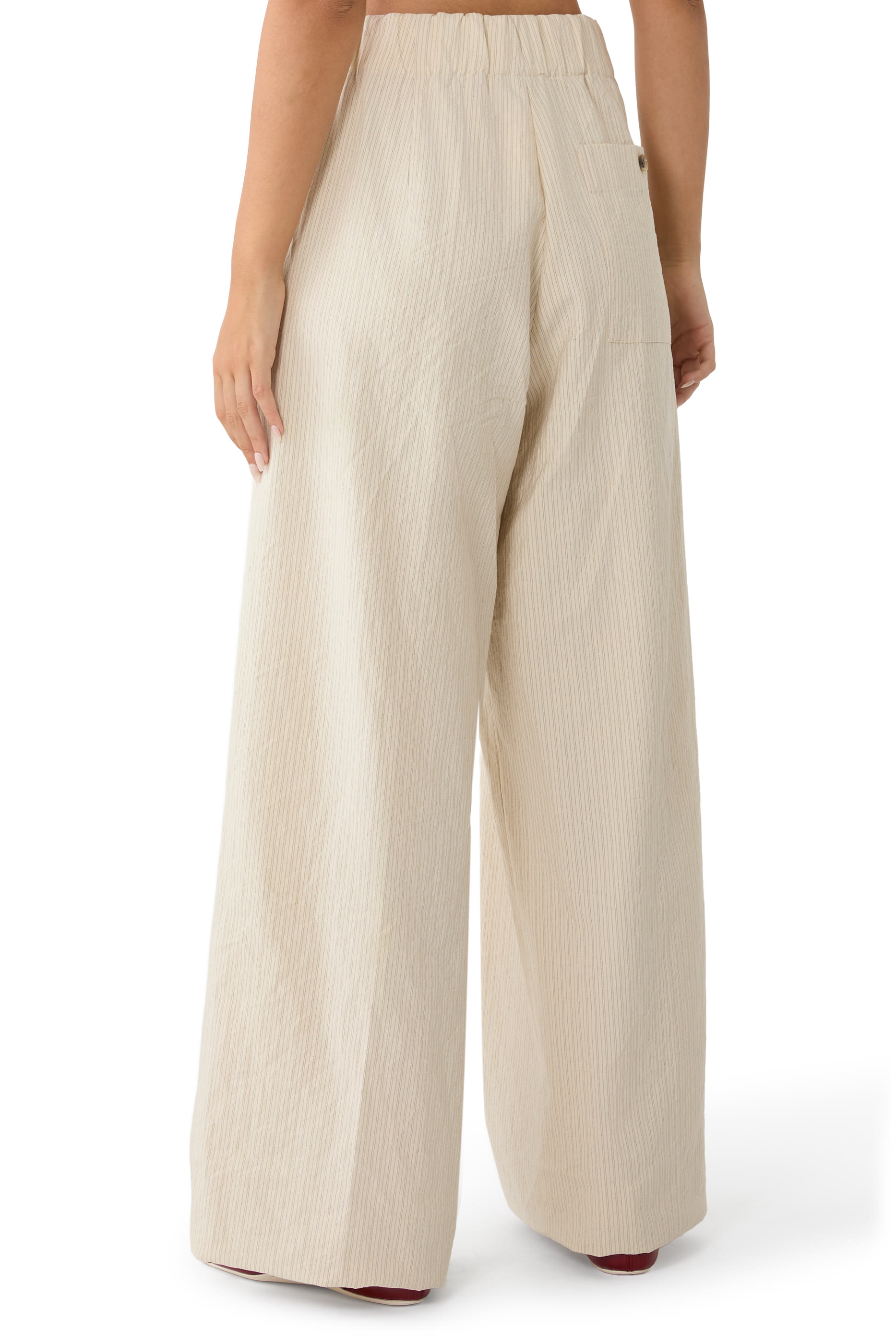 Wide Pleated Pants 