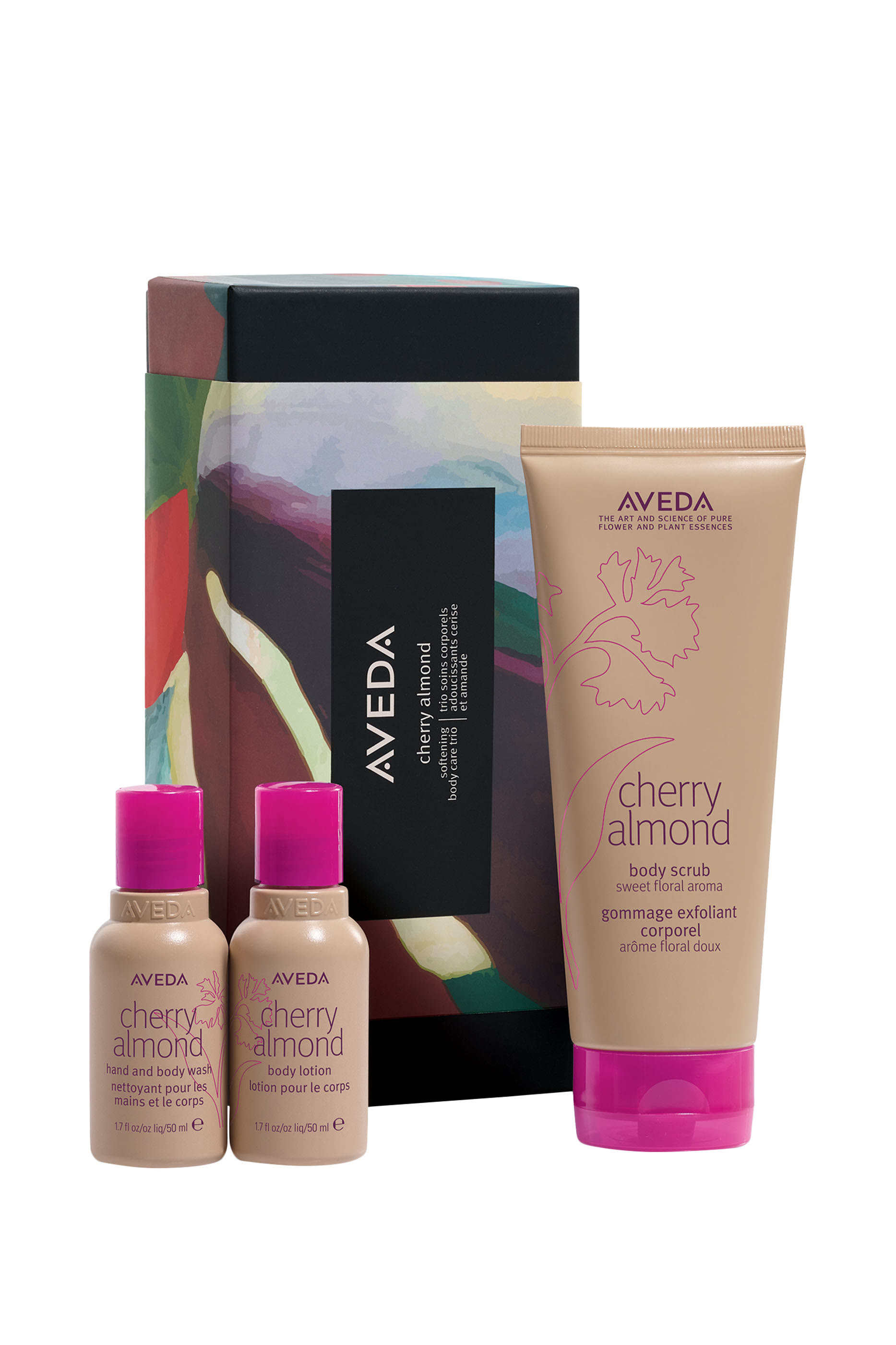 Cherry Almond Softening Body Care Trio, Set of 3
