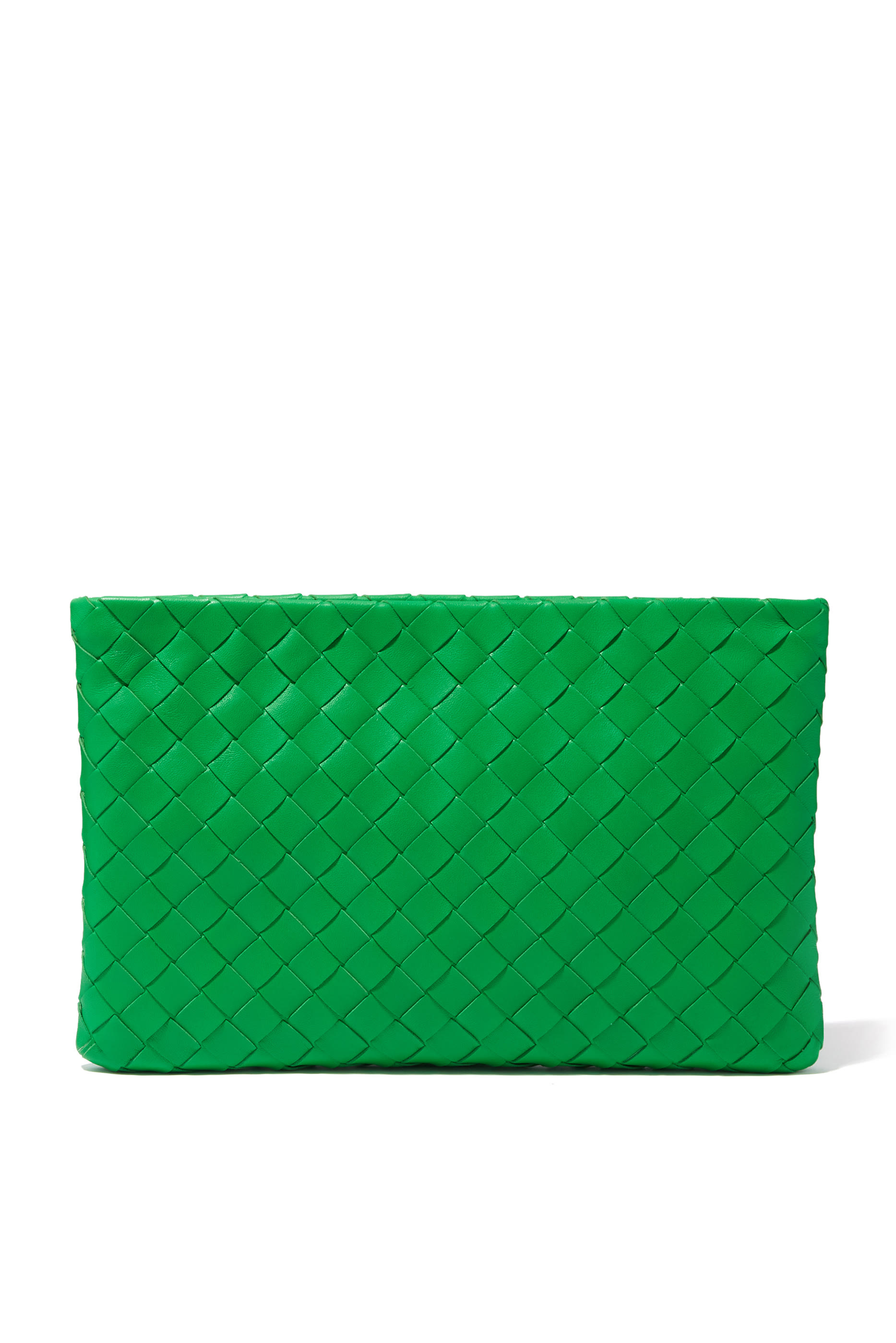 Medium Intrecciato Leather Pouch