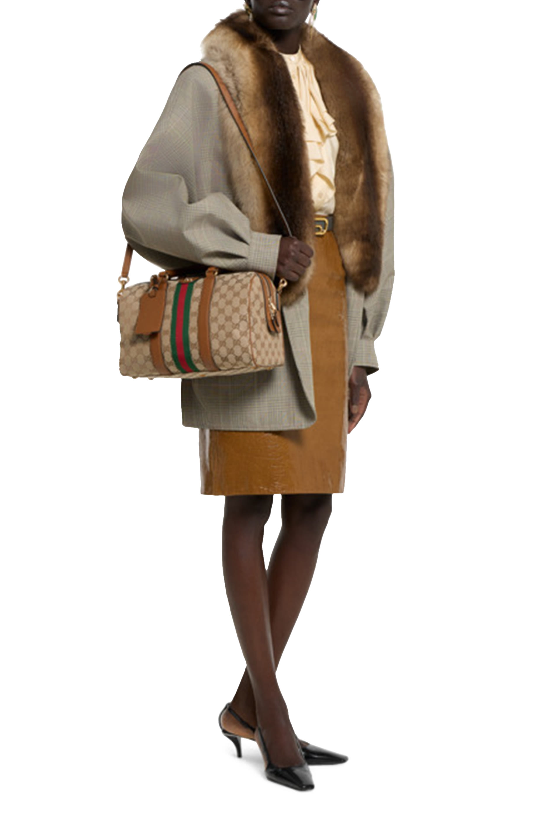 Ophidia Medium Boston Bag