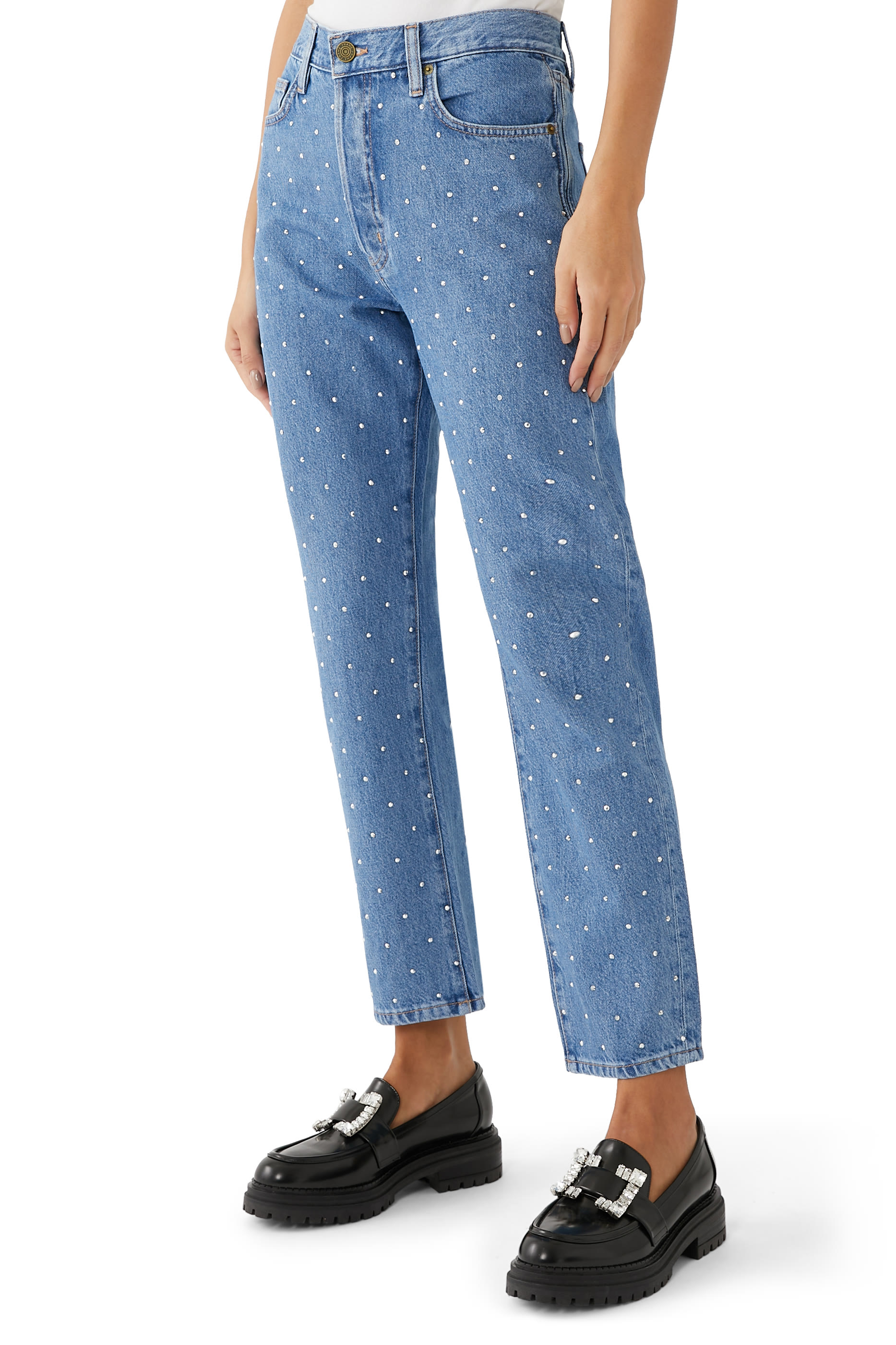 Le Mec Atelier Embellished Jeans