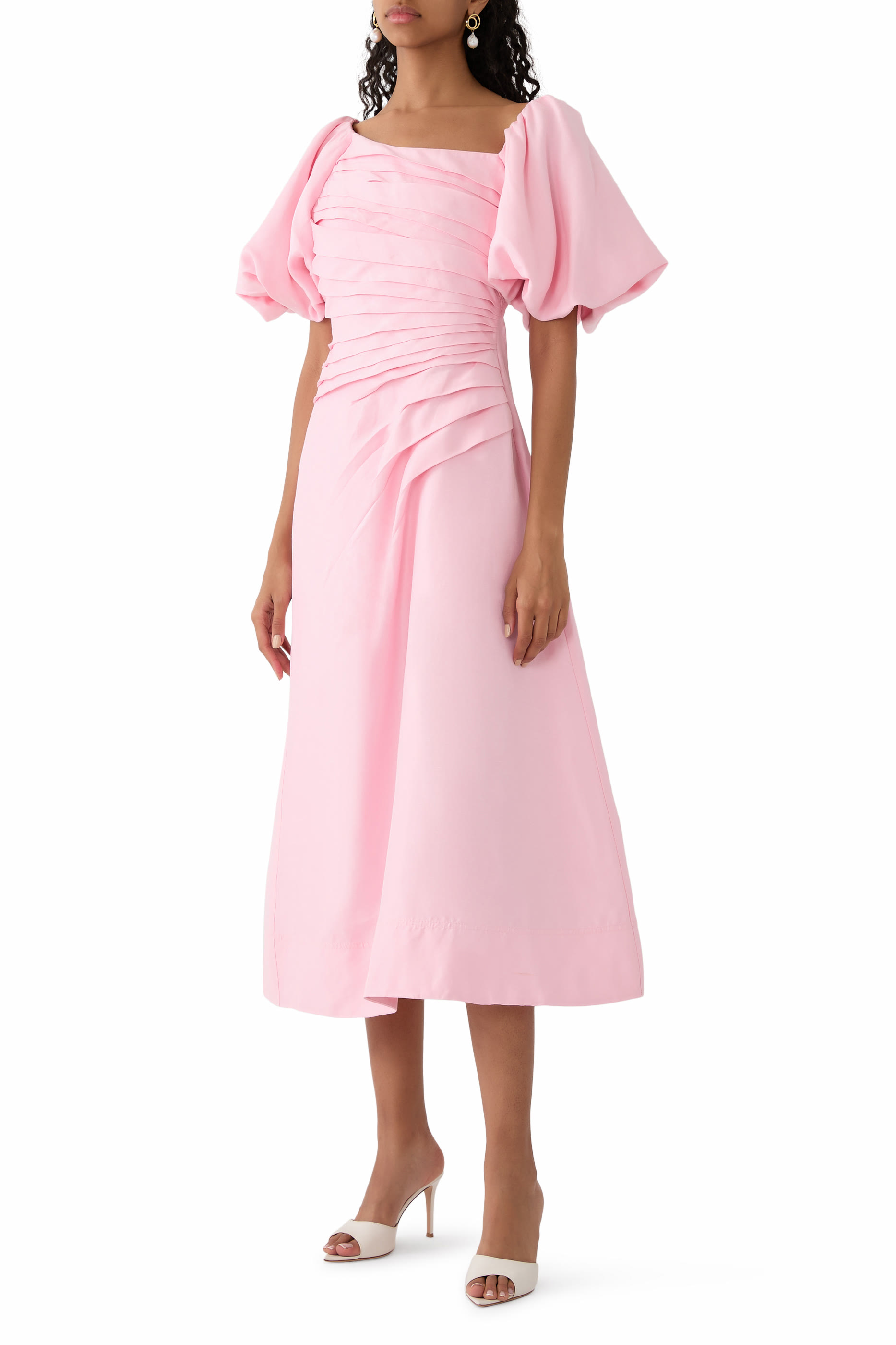 Cadence Ruched Midi Dress