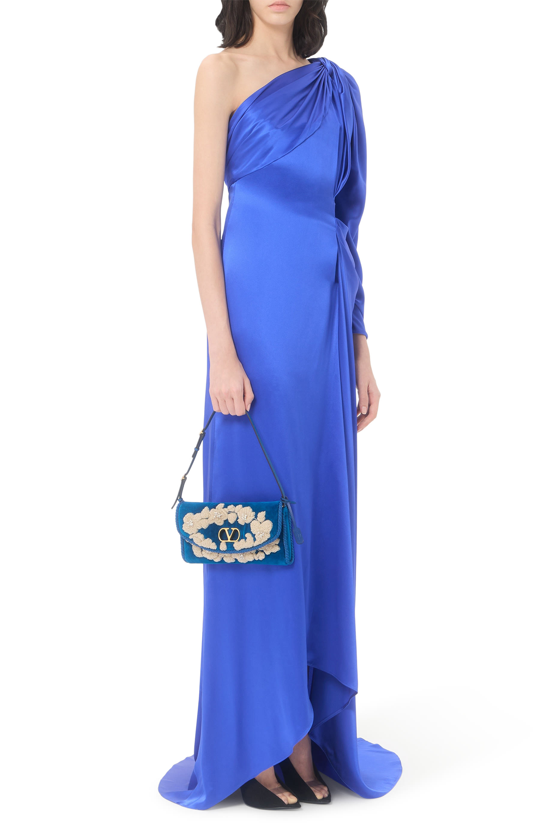  DeVain Embroidered Small Shoulder Bag 