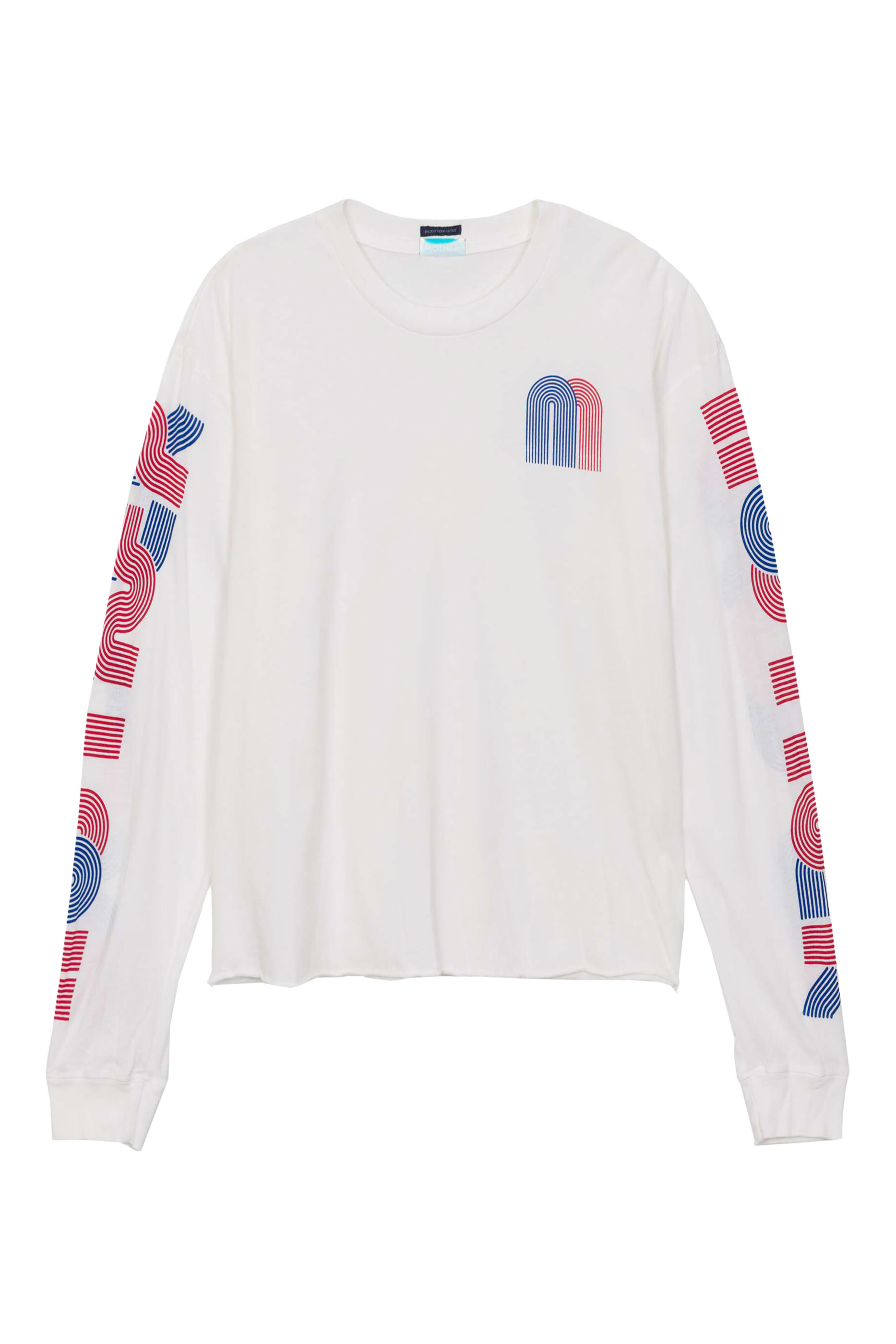 Long Sleeves Slouchy Cutoff Sweatshirt