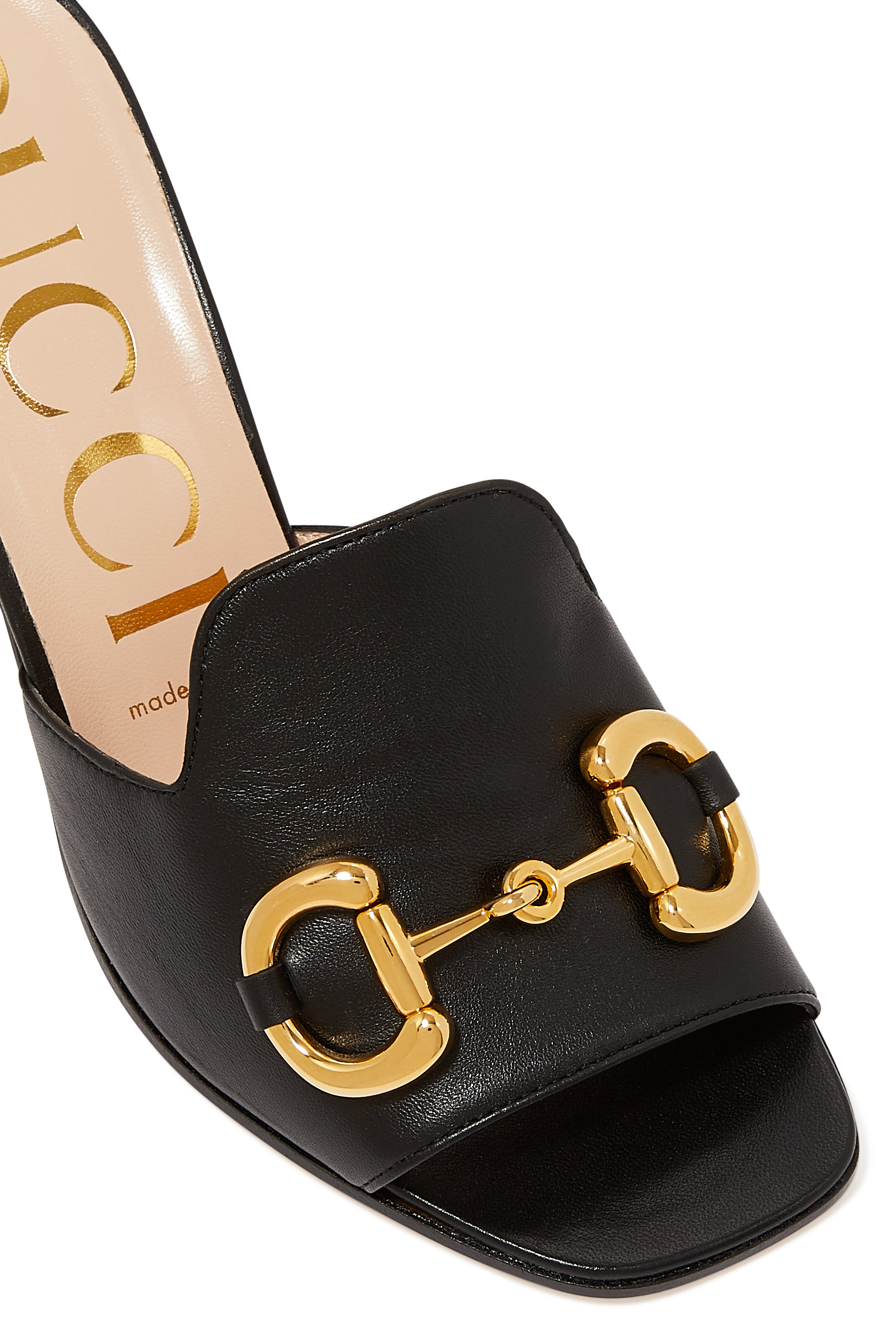 Horsebit Leather Mules