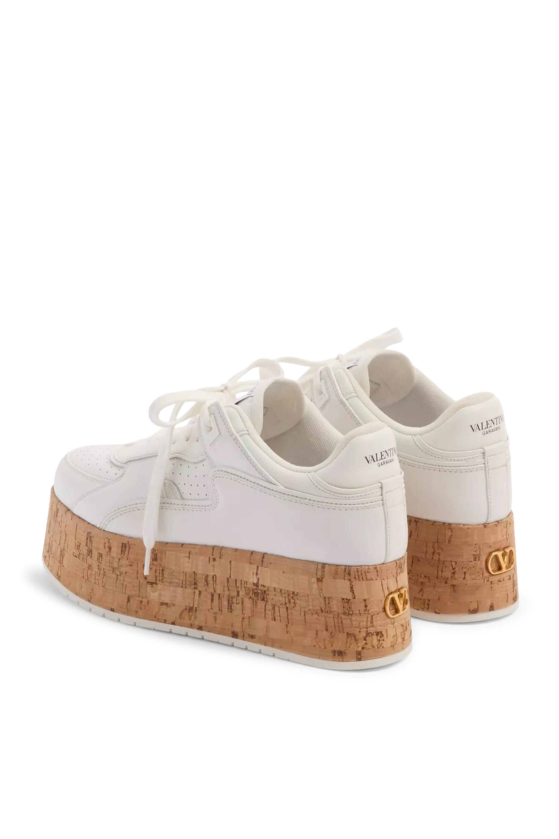 Freedots XL Calfskin and Cork Sneakers