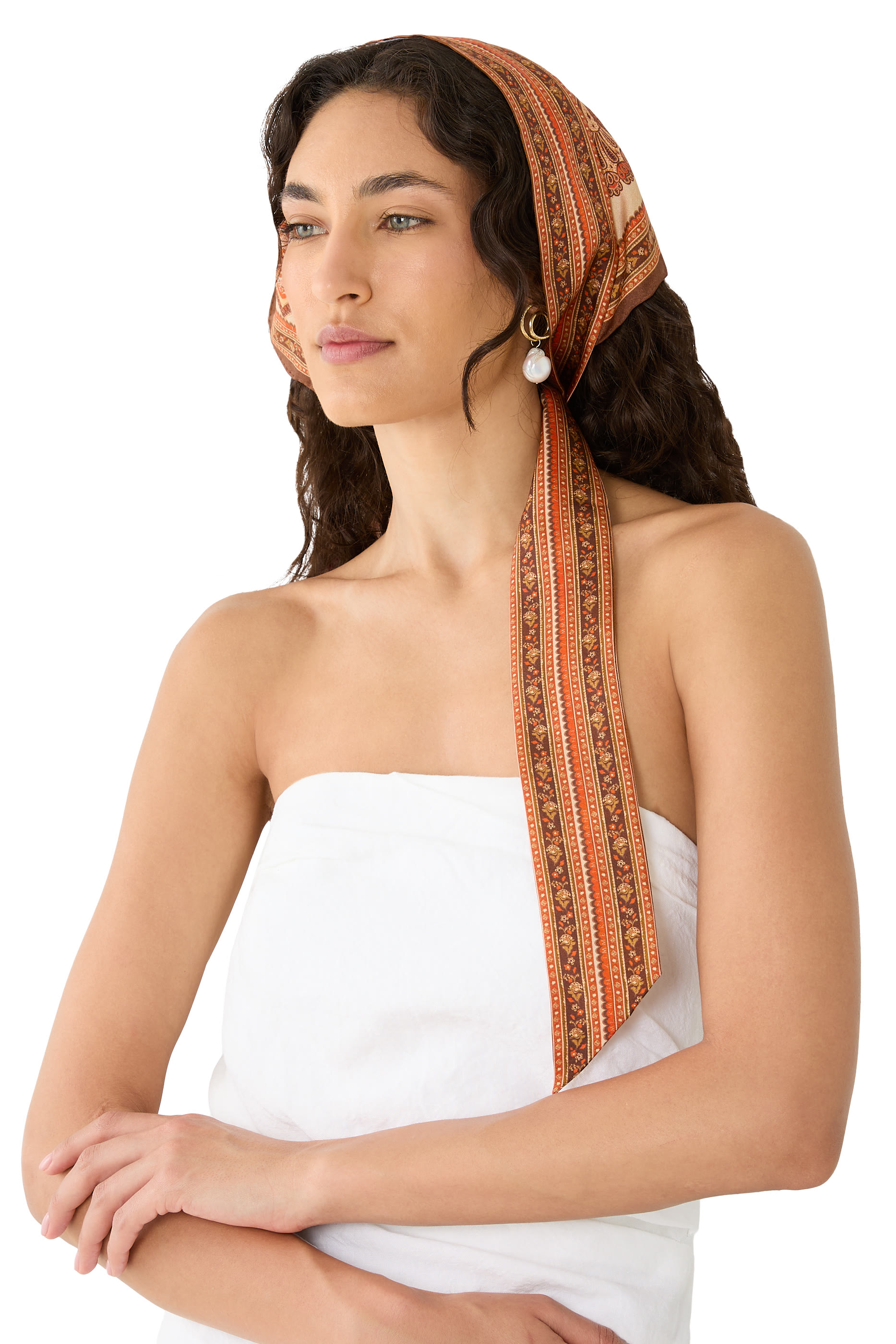 Paisley Print Headscarf