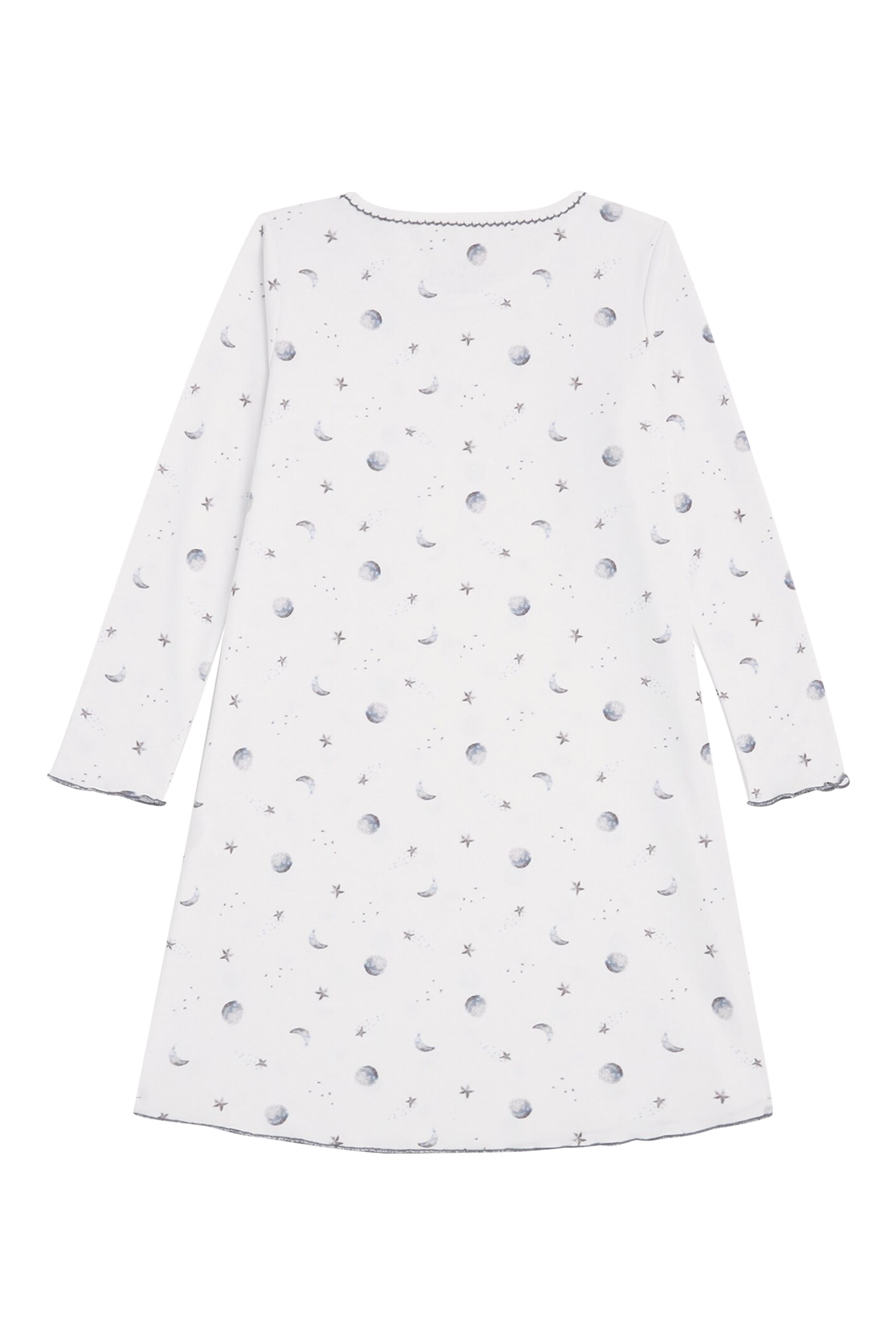 Kids  Starlit Moon Print Long Sleeve Nightdress