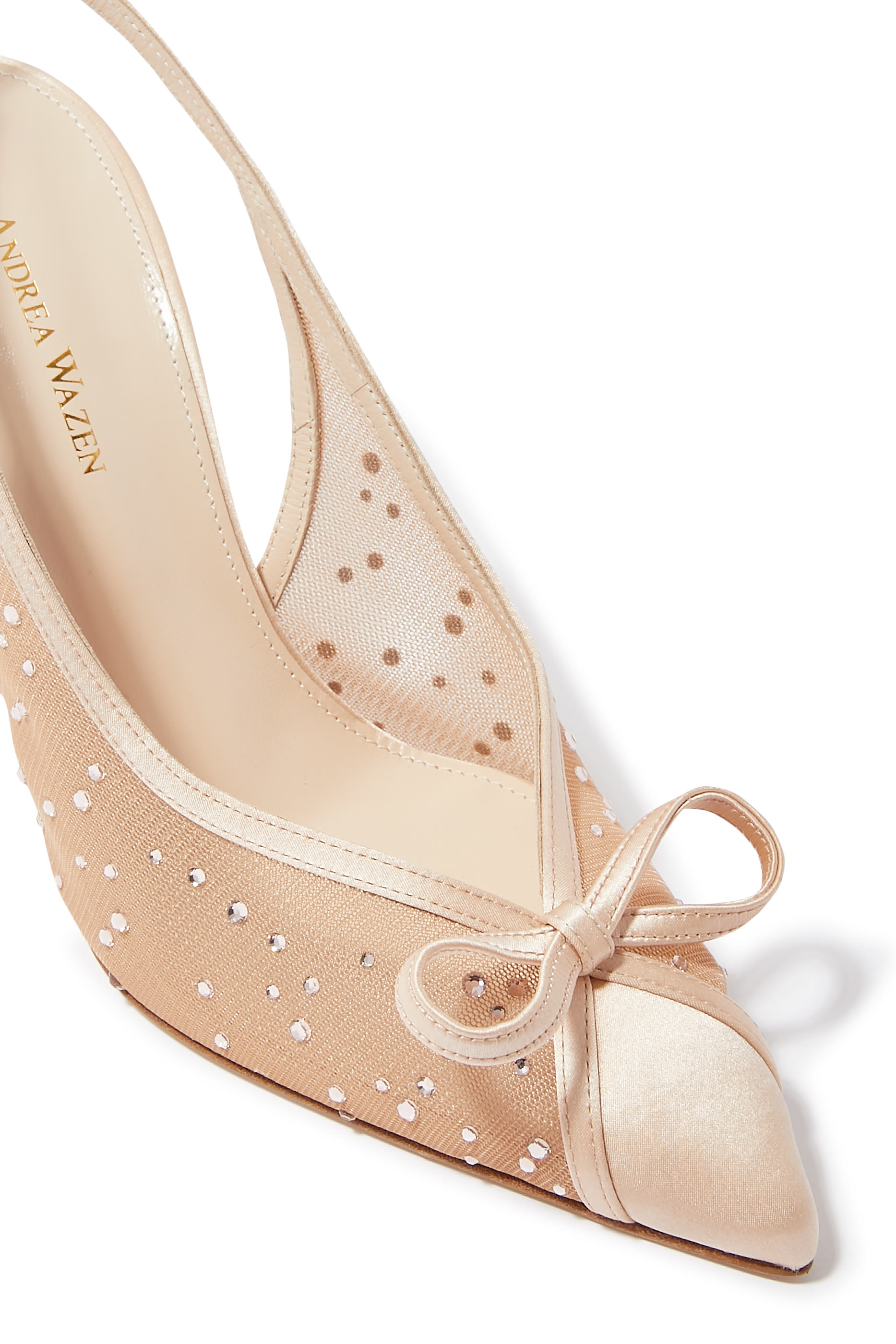 Kay 105 Mesh Glitz Slingback Pumps