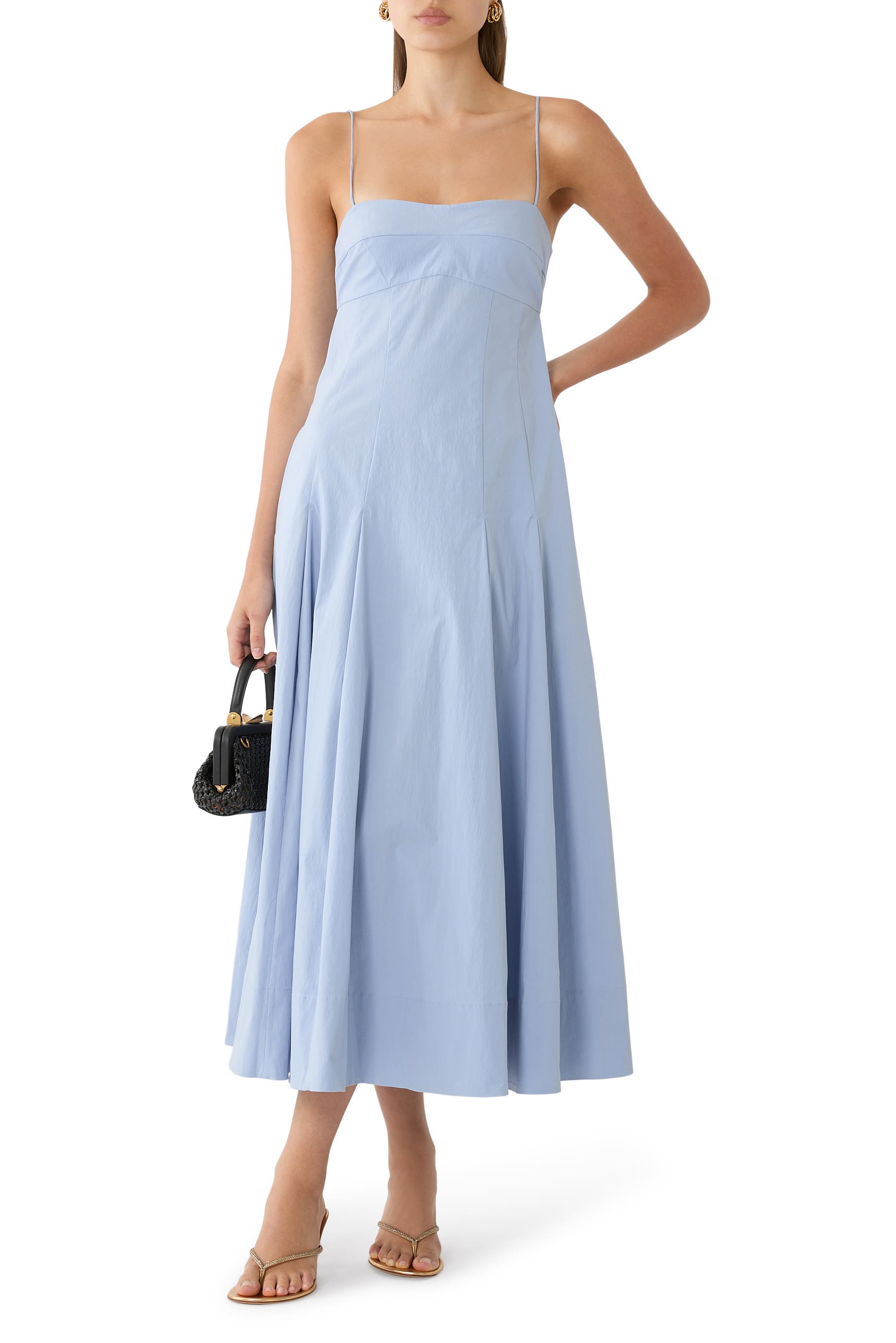 Everyday Cotton Pleat Dress