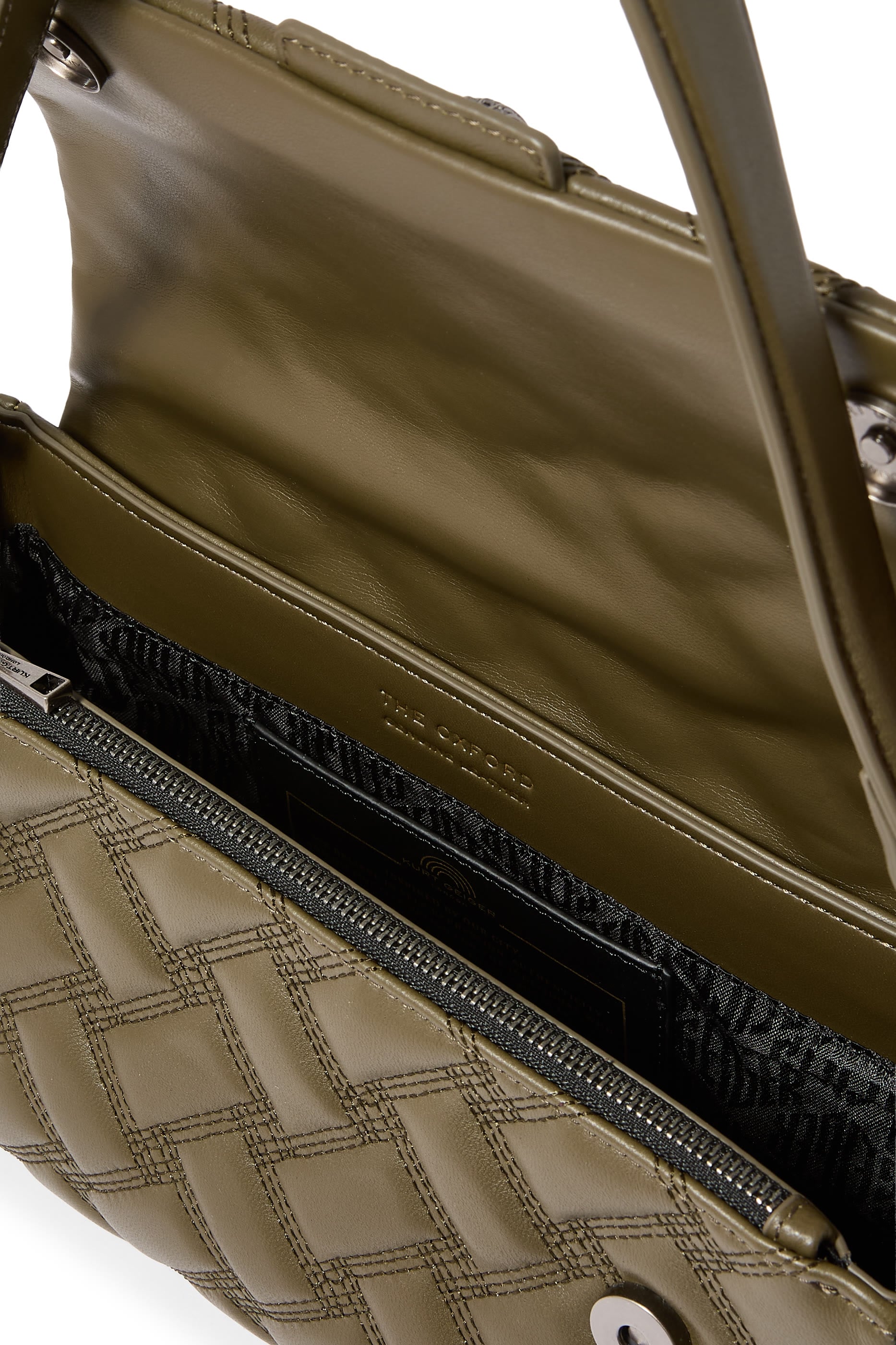 Oxford Leather Quilted Bag