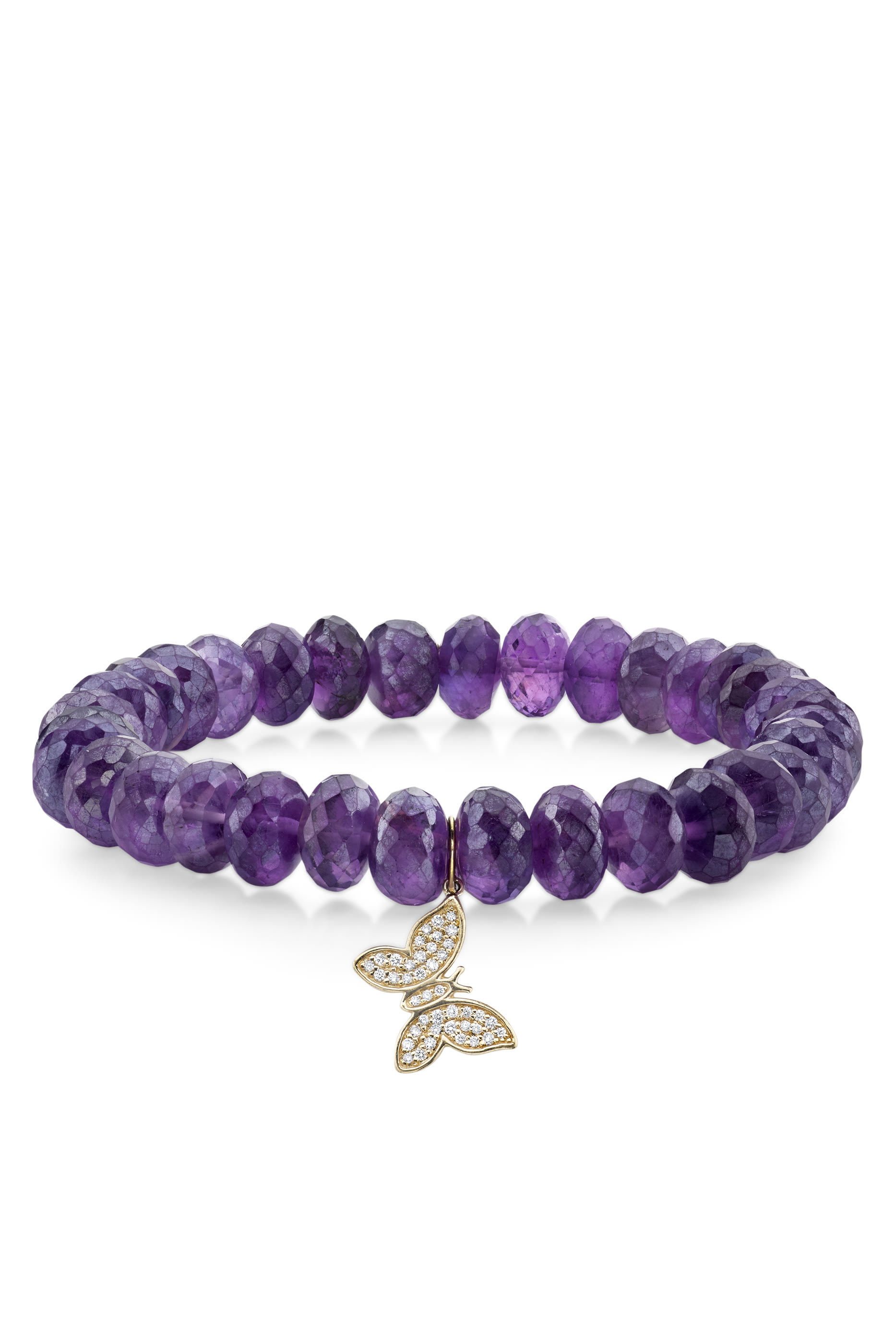 Amethyst Butterfly Bracelet