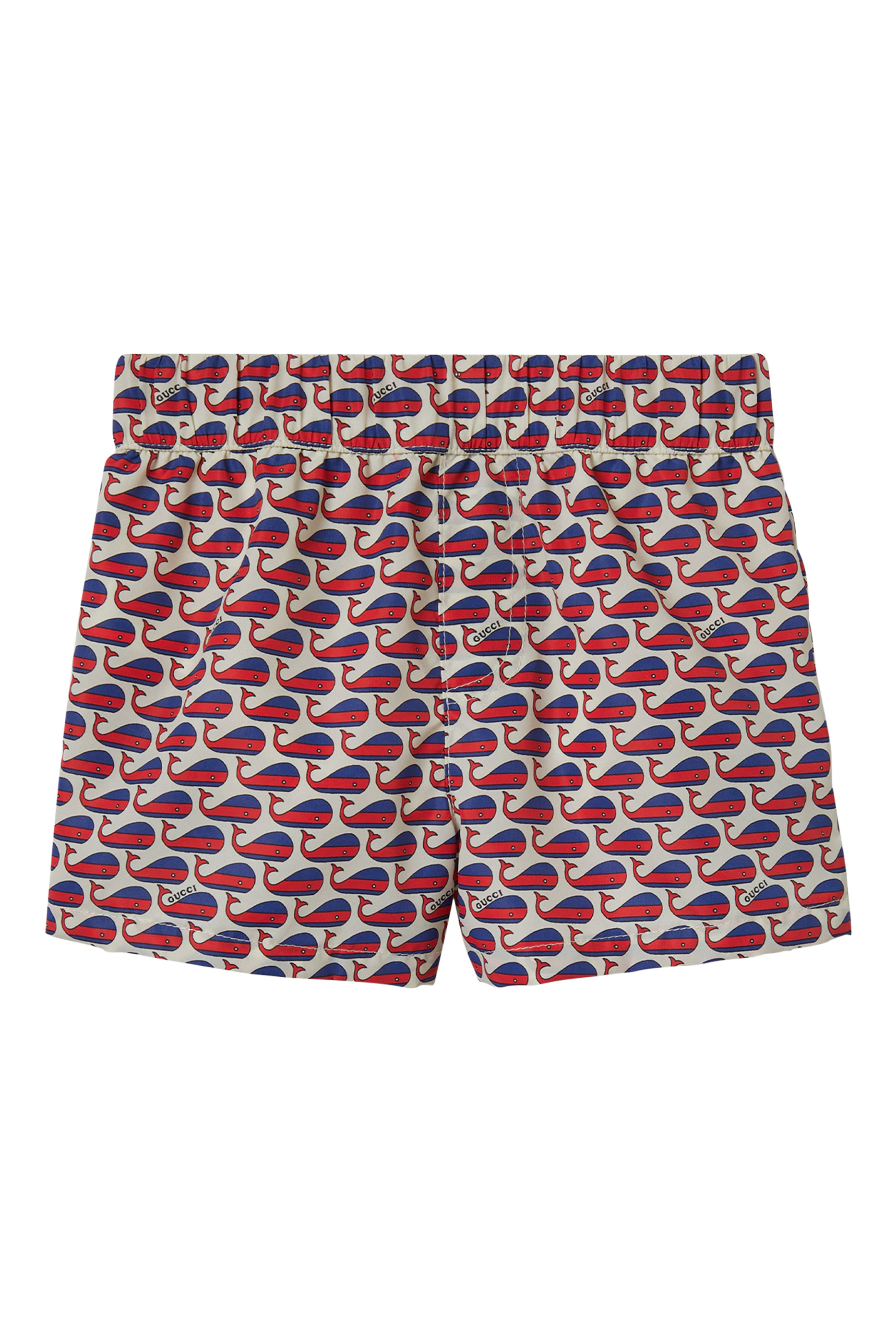Kids Printed Nylon Swim Shorts