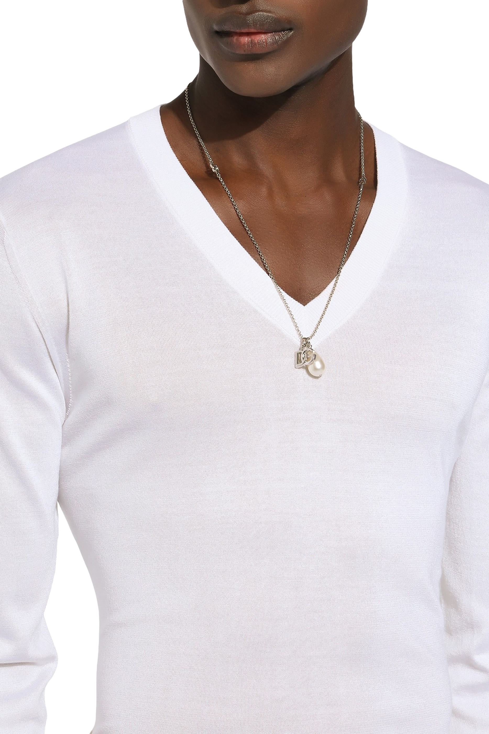 DG Logo Teardrop Necklace