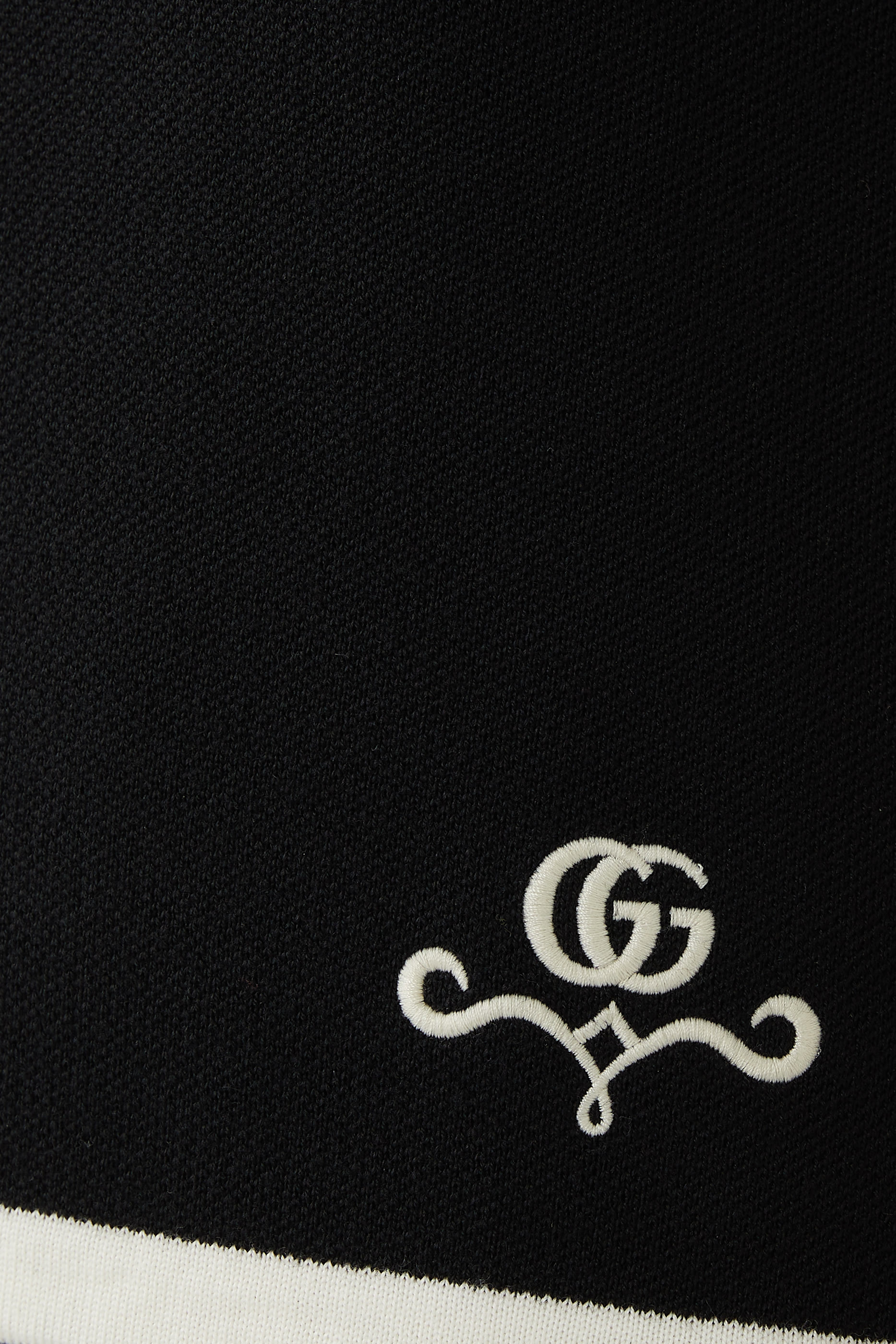 Wool GG Piquet Jacquard Top