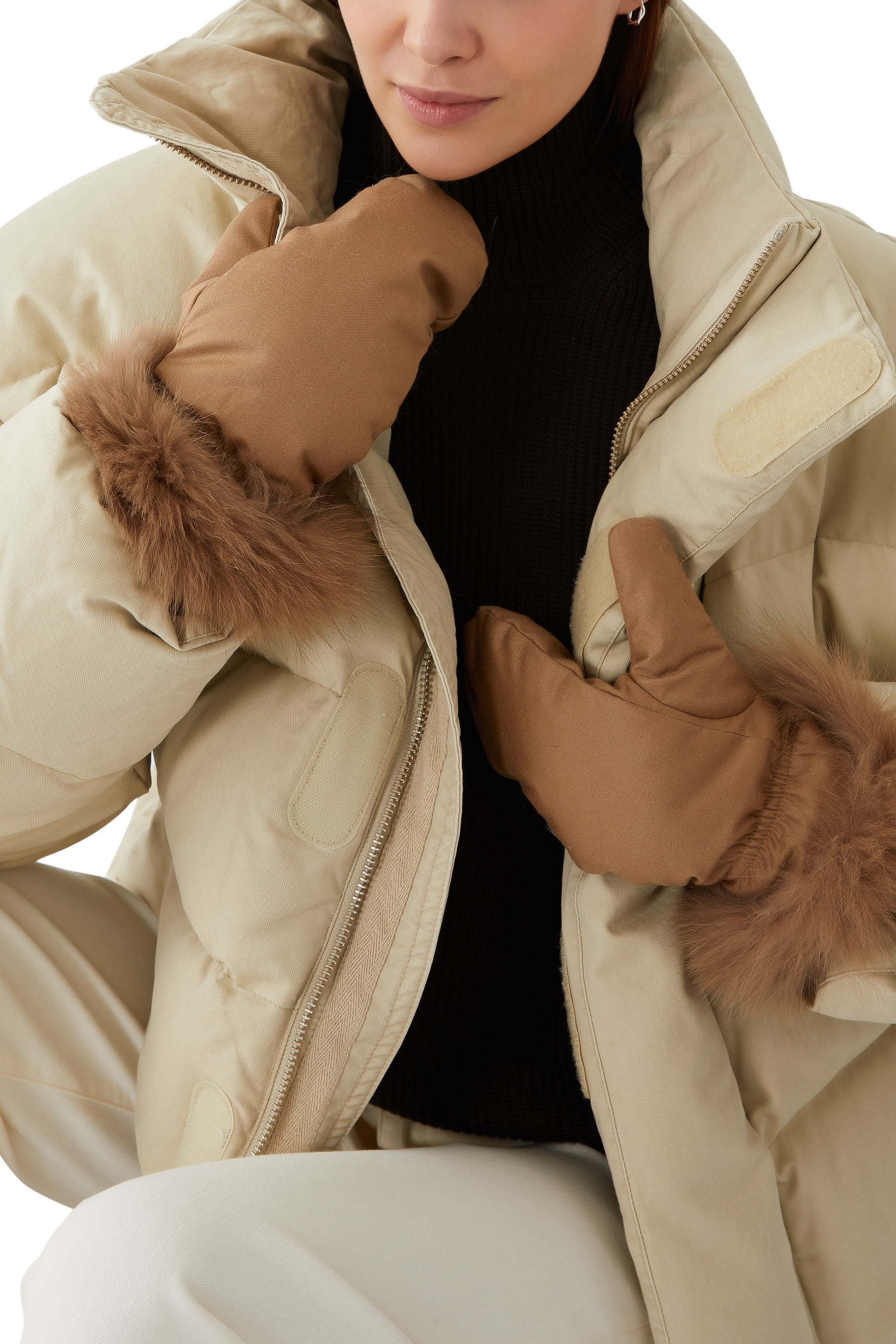 Curly Merino Mittens