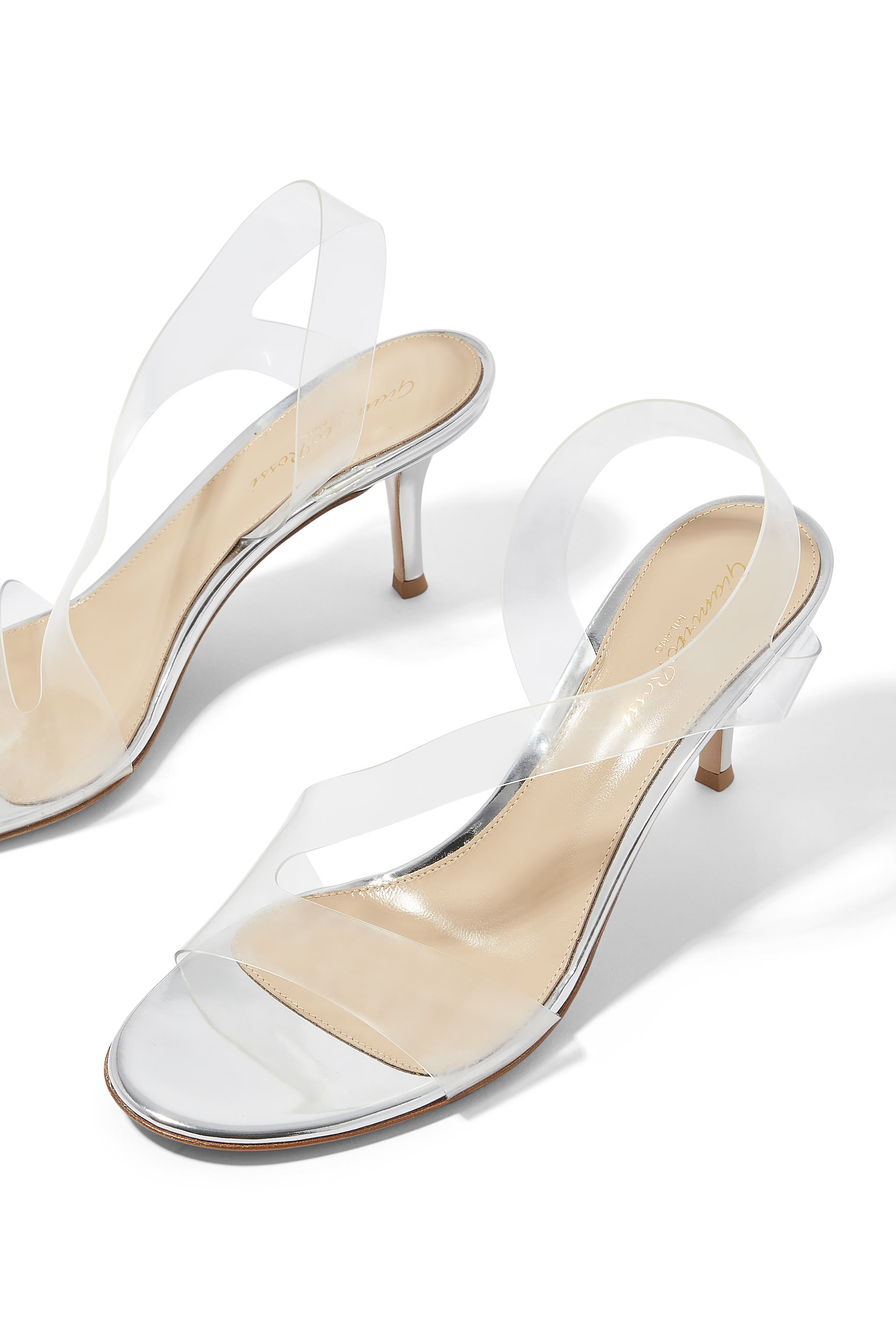 Metropolis 70 Plexi Asymmetrical Sandals