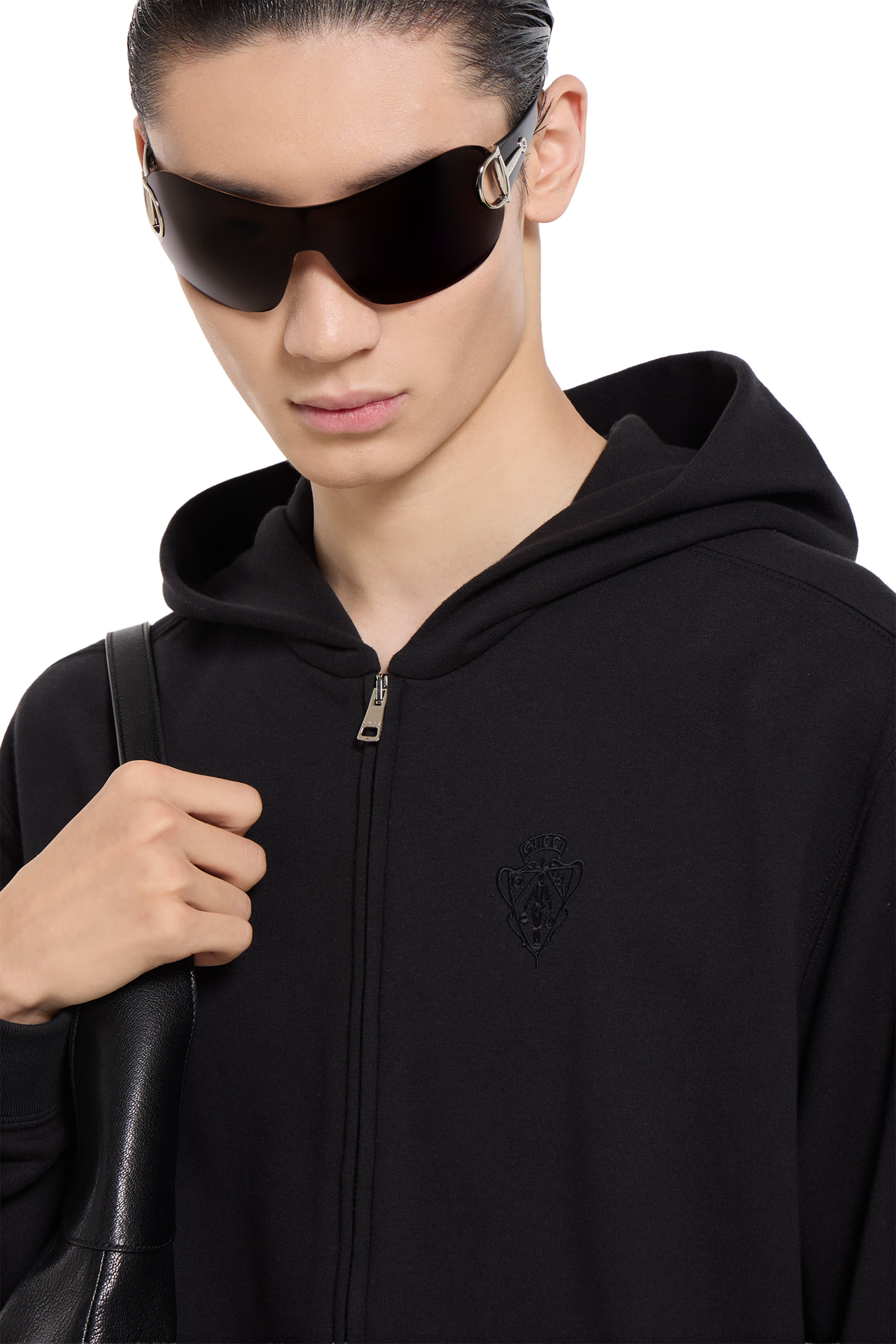 Cashmere Blend Zip Jacket