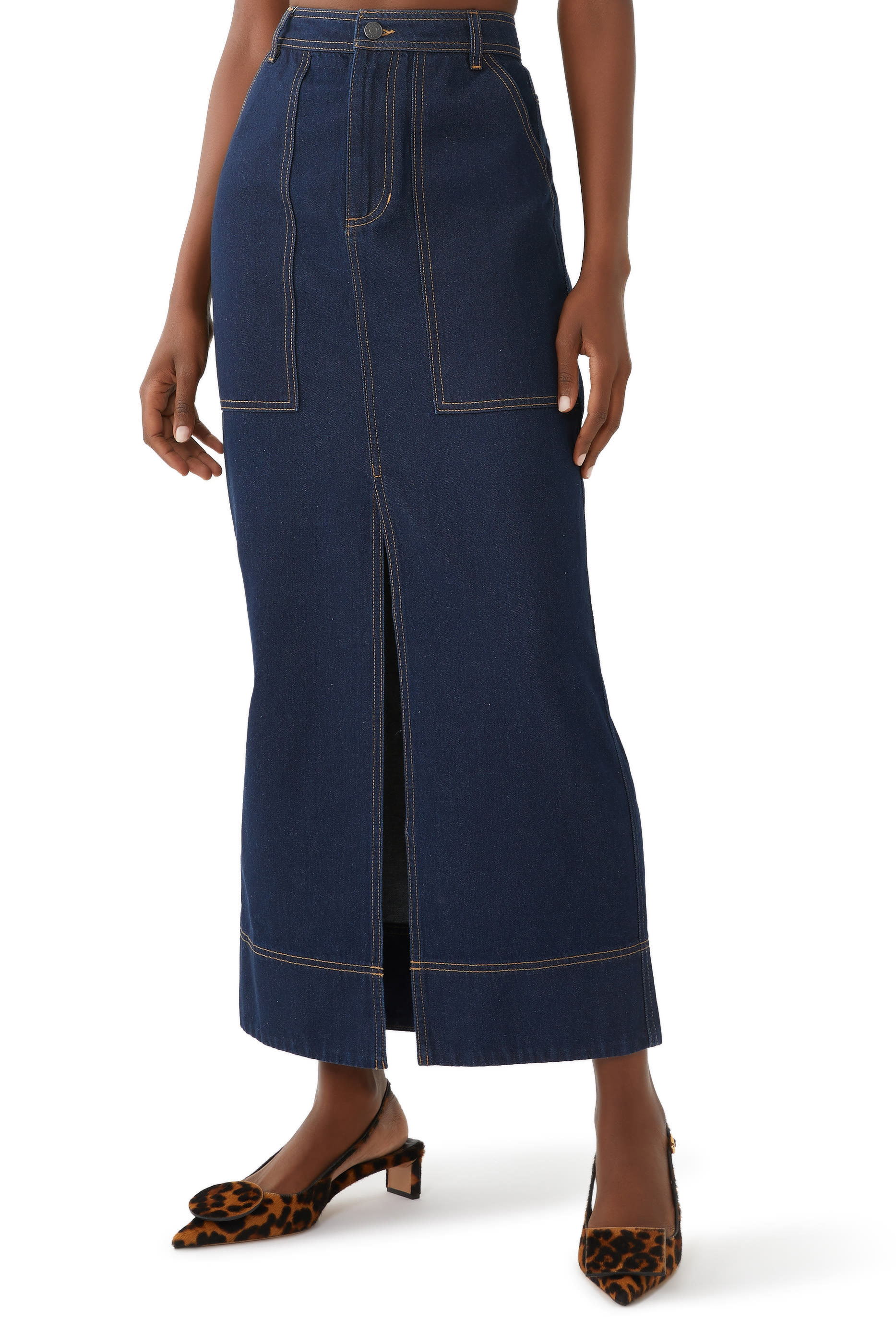 Rita Panelled Maxi Skirt