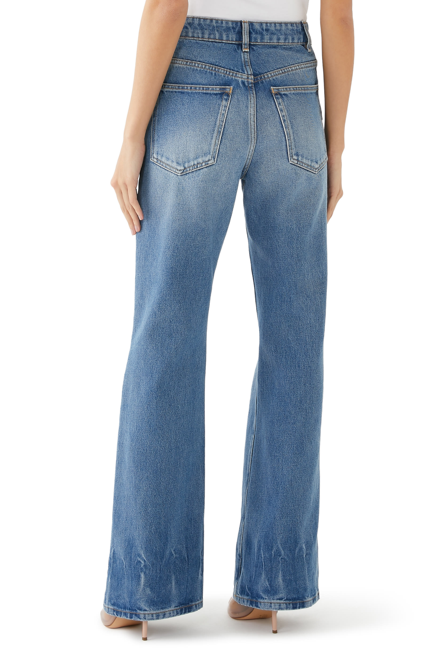 High-Waisted Jeans