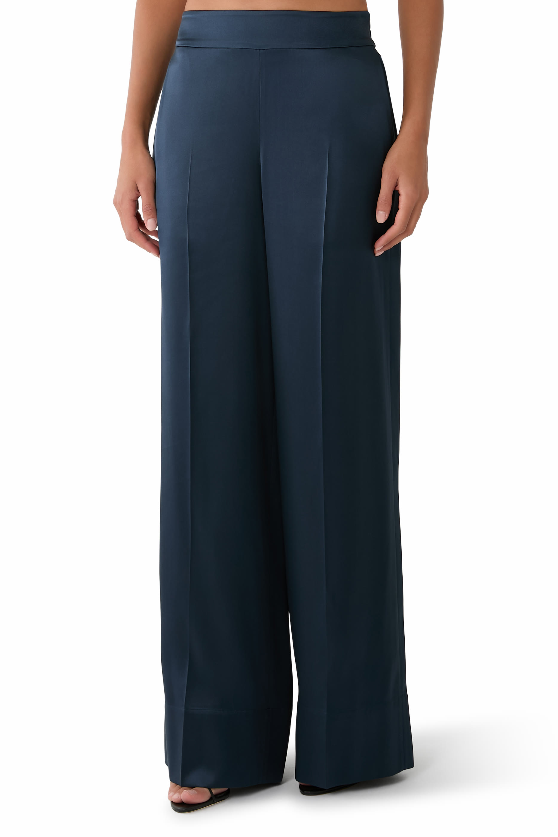 Dijon Silk Satin Trousers 