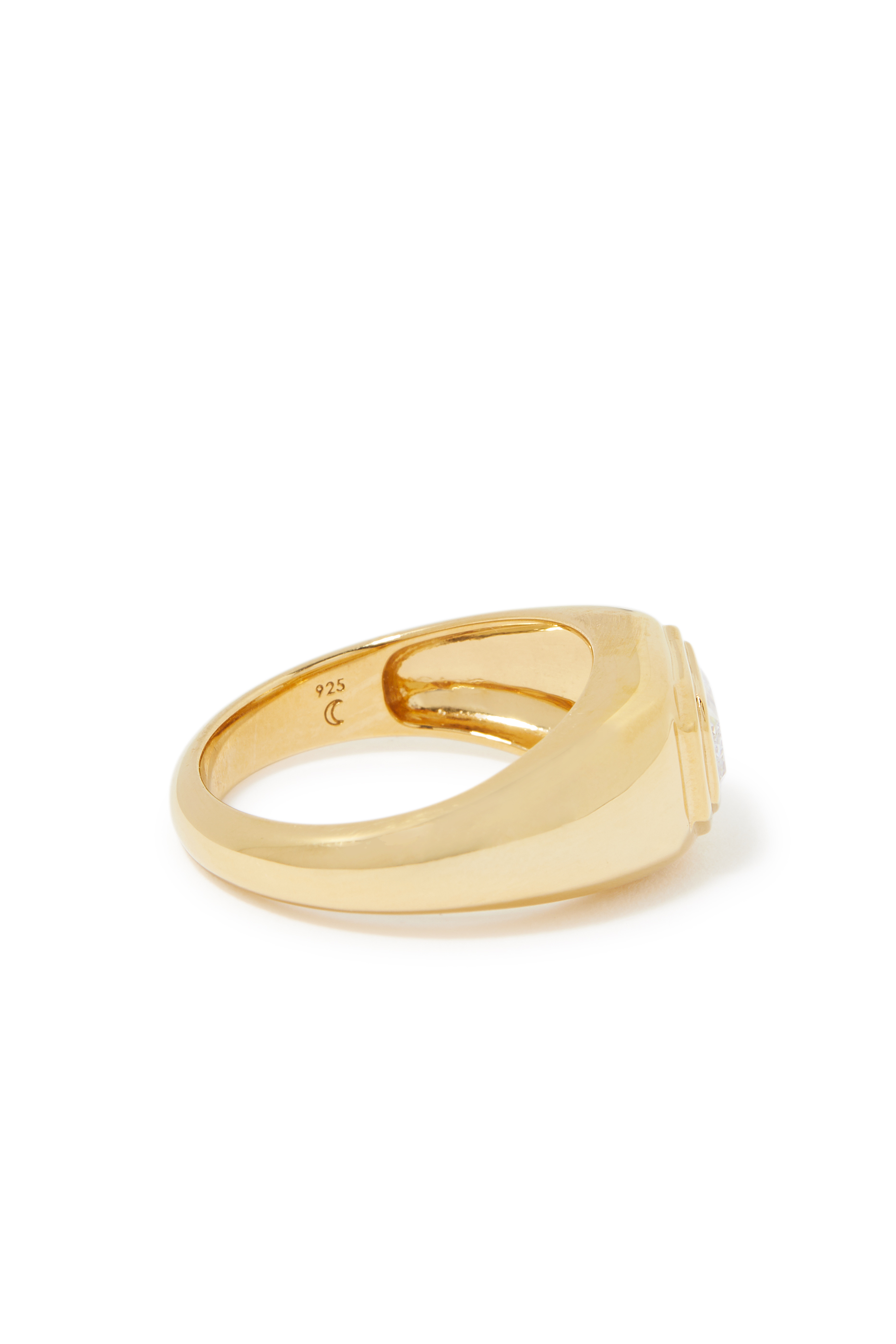 Dome Statement Ring, 18k Gold-Plated Sterling Silver
