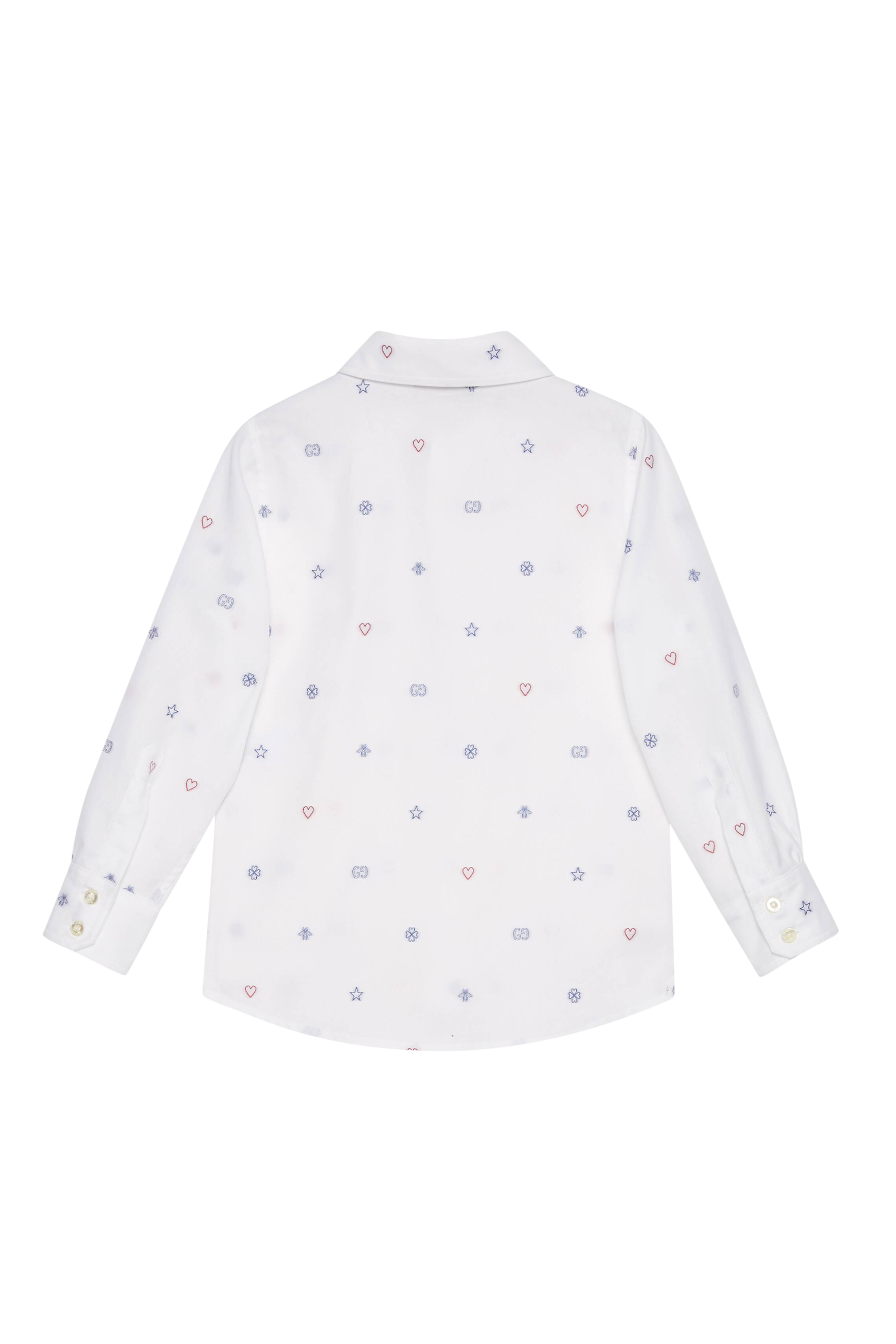 Symbols Fil Coup&eacute; Cotton Shirt