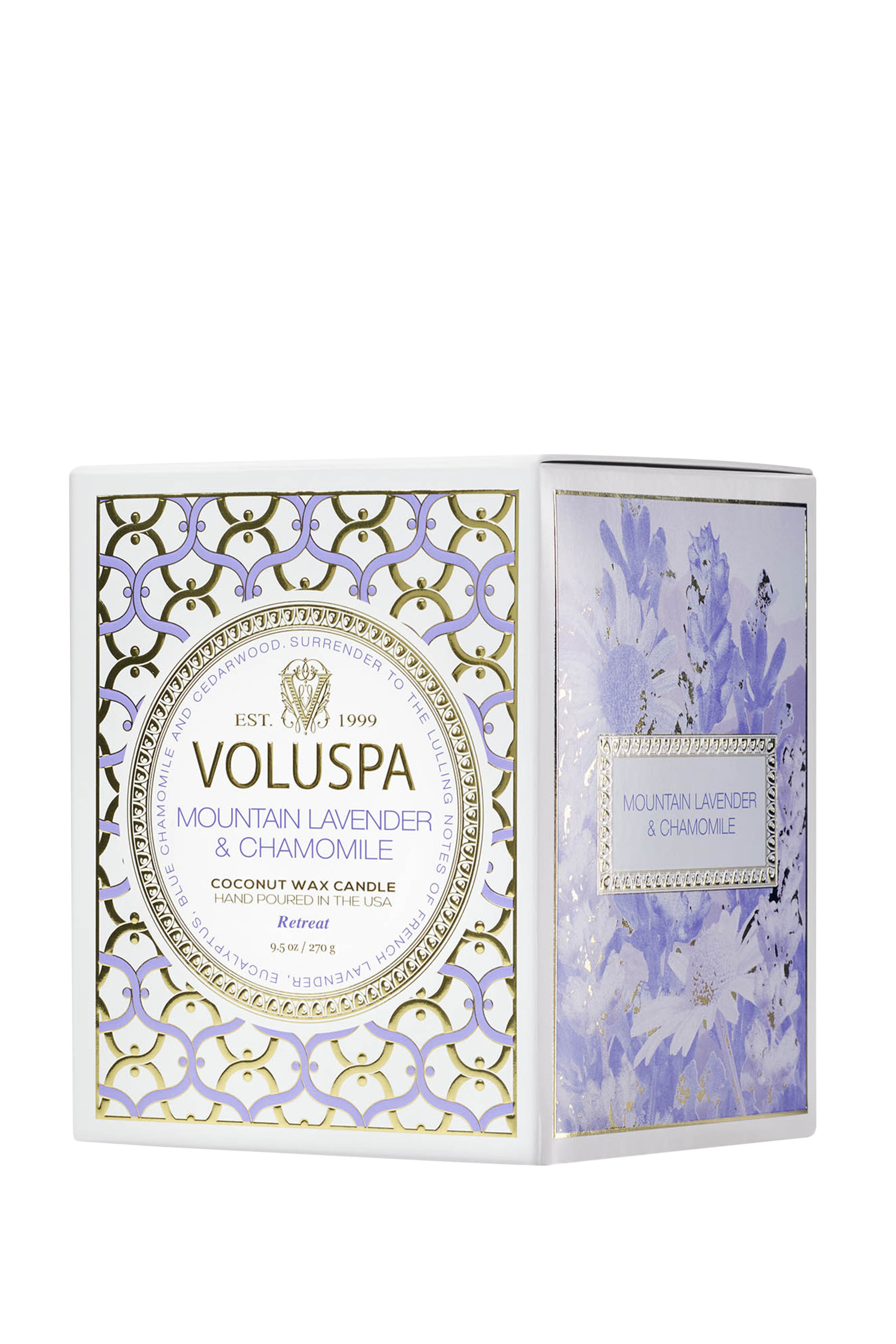 Mountain Lavender & Chamomile Boxed Luxe Candle