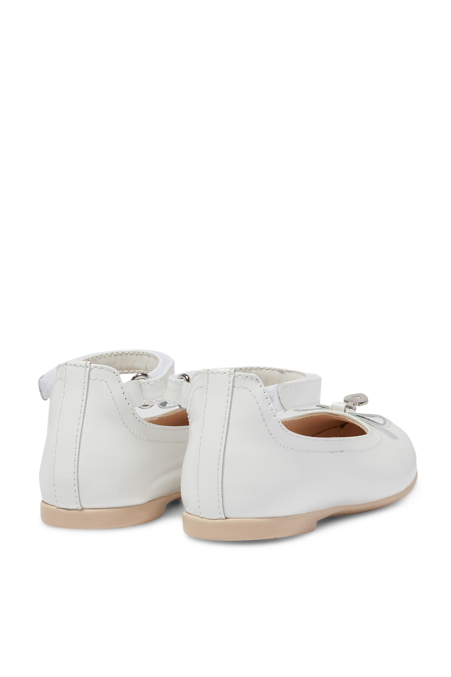 Kids Bow & Charm Ballerina Flats