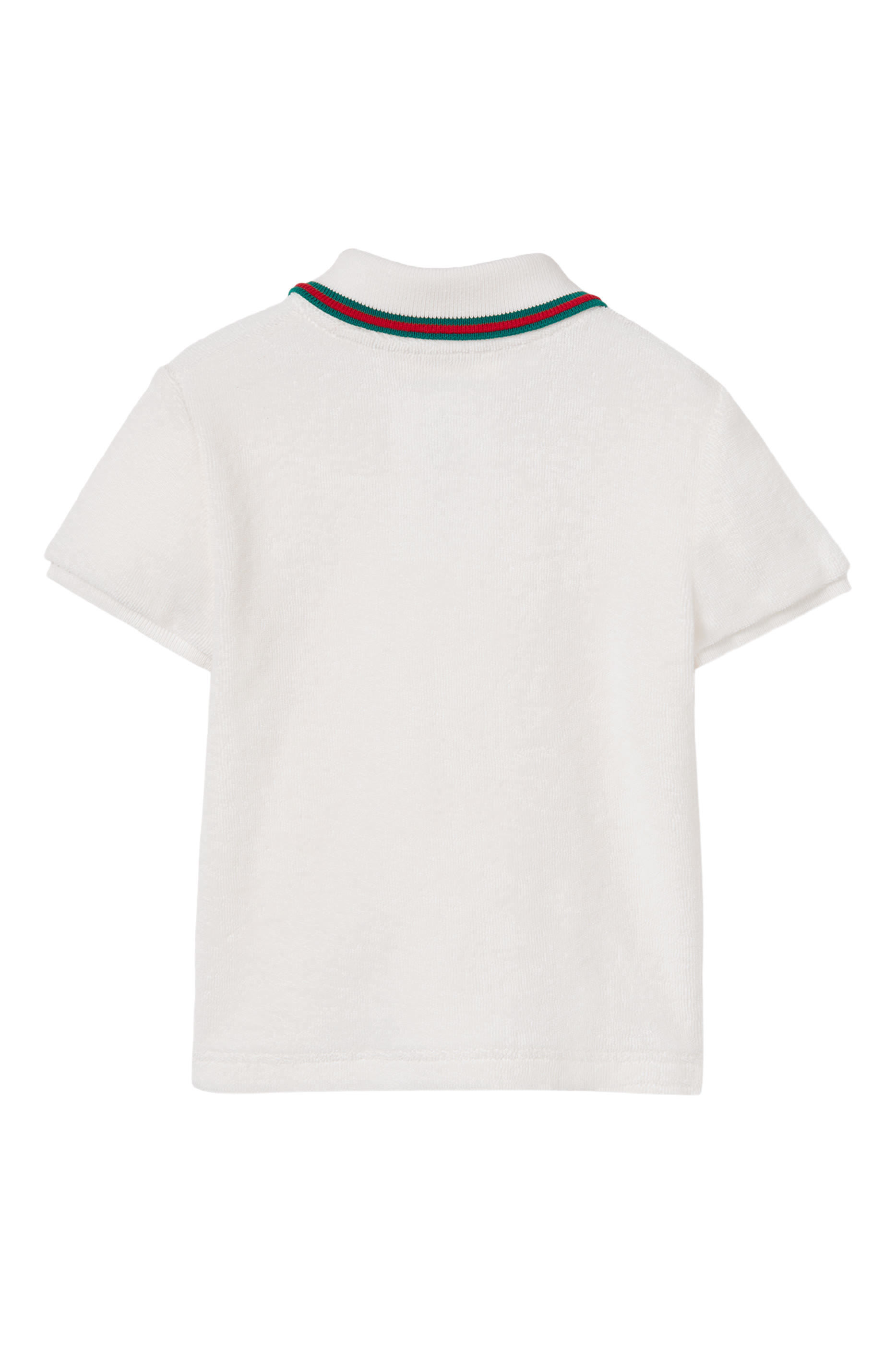 Kids Web Stripe Polo Shirt