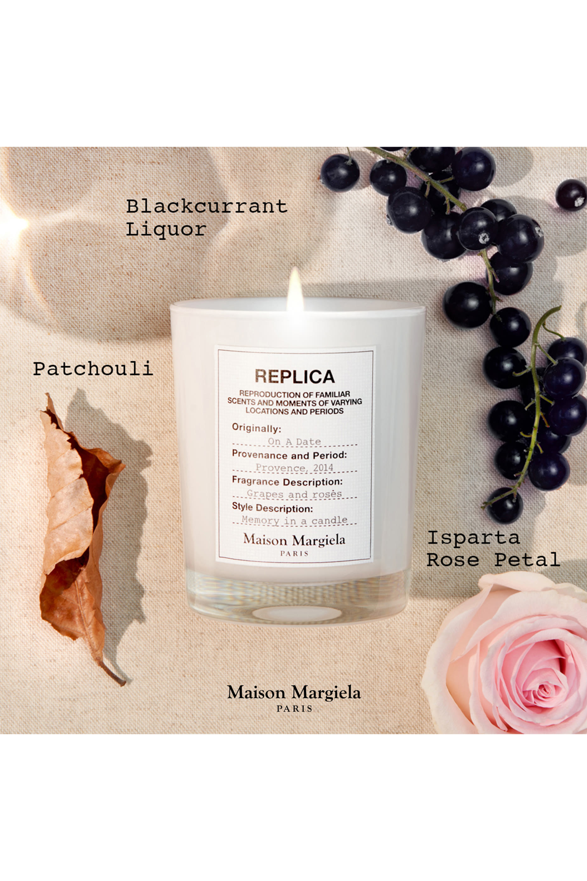Replica On a Date Scented Candle