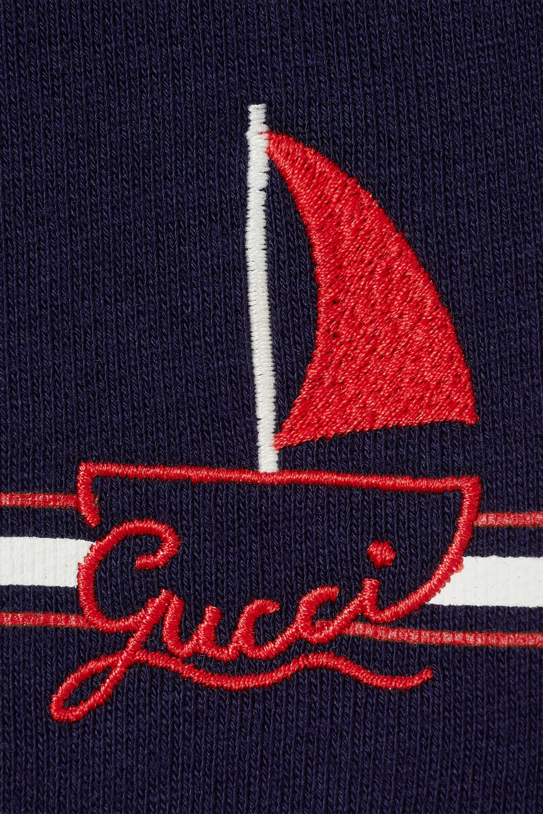 Kids Embroidered Cotton Sweatshirt