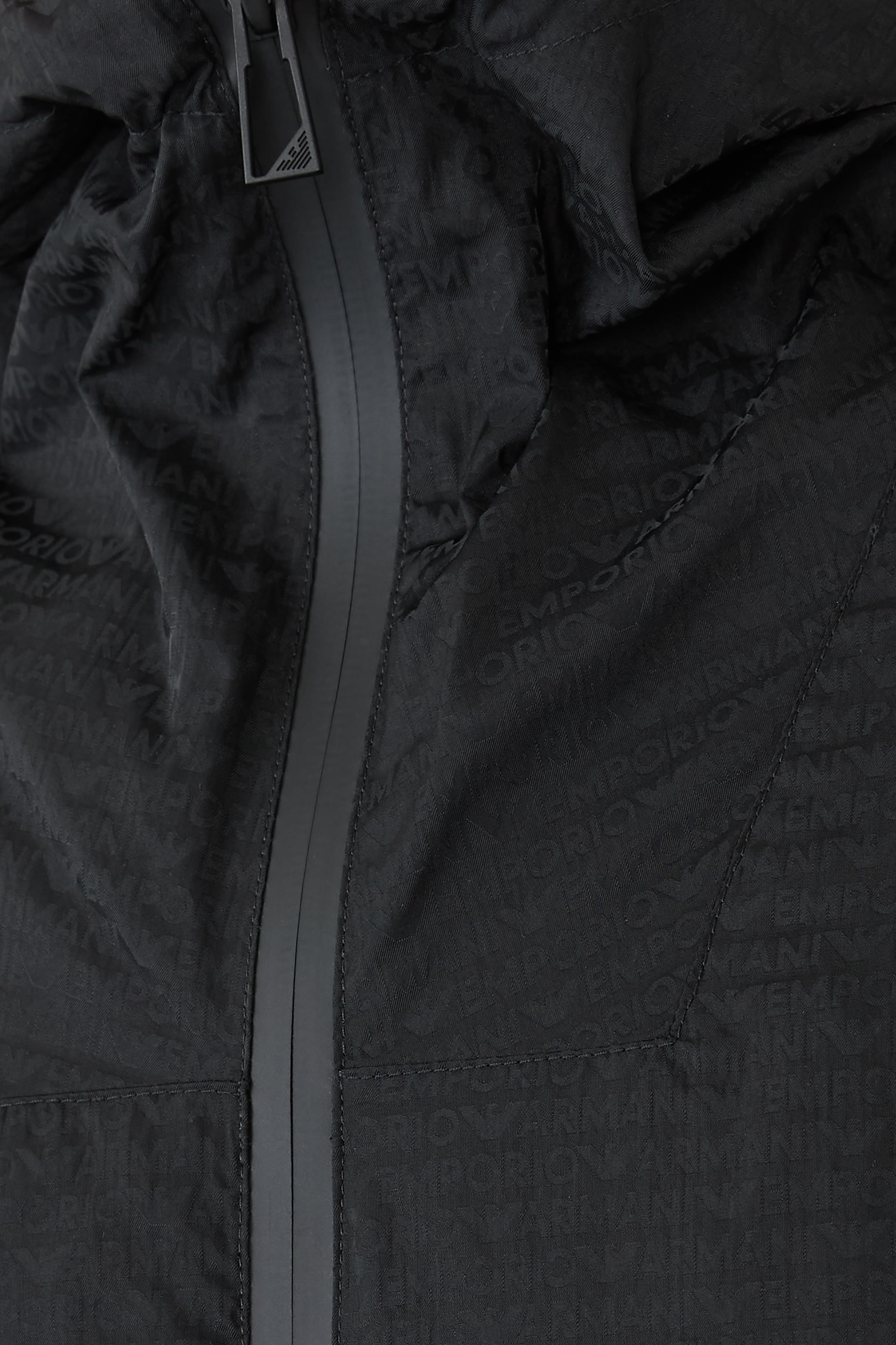 All-Over Lettering Water-Repellent Blouson