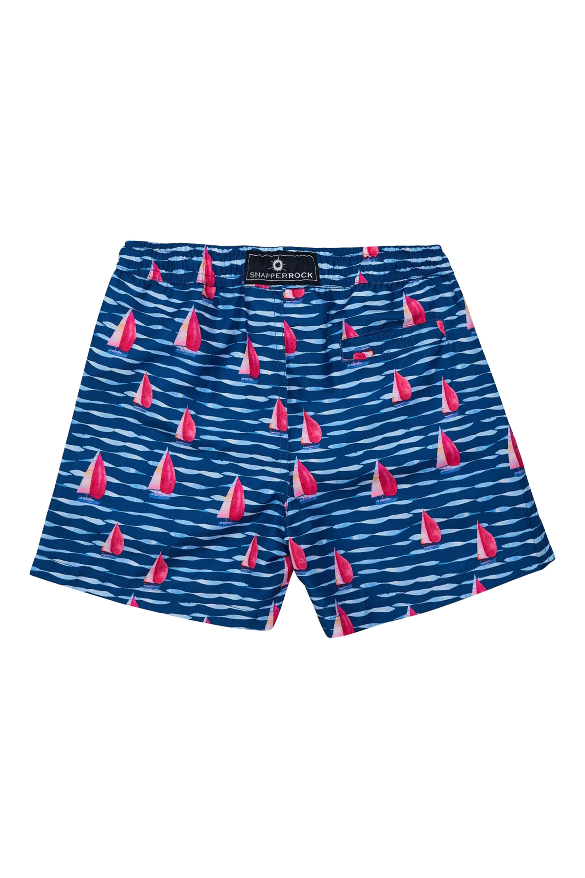 Kids Sailboat Rock Swim Shorts