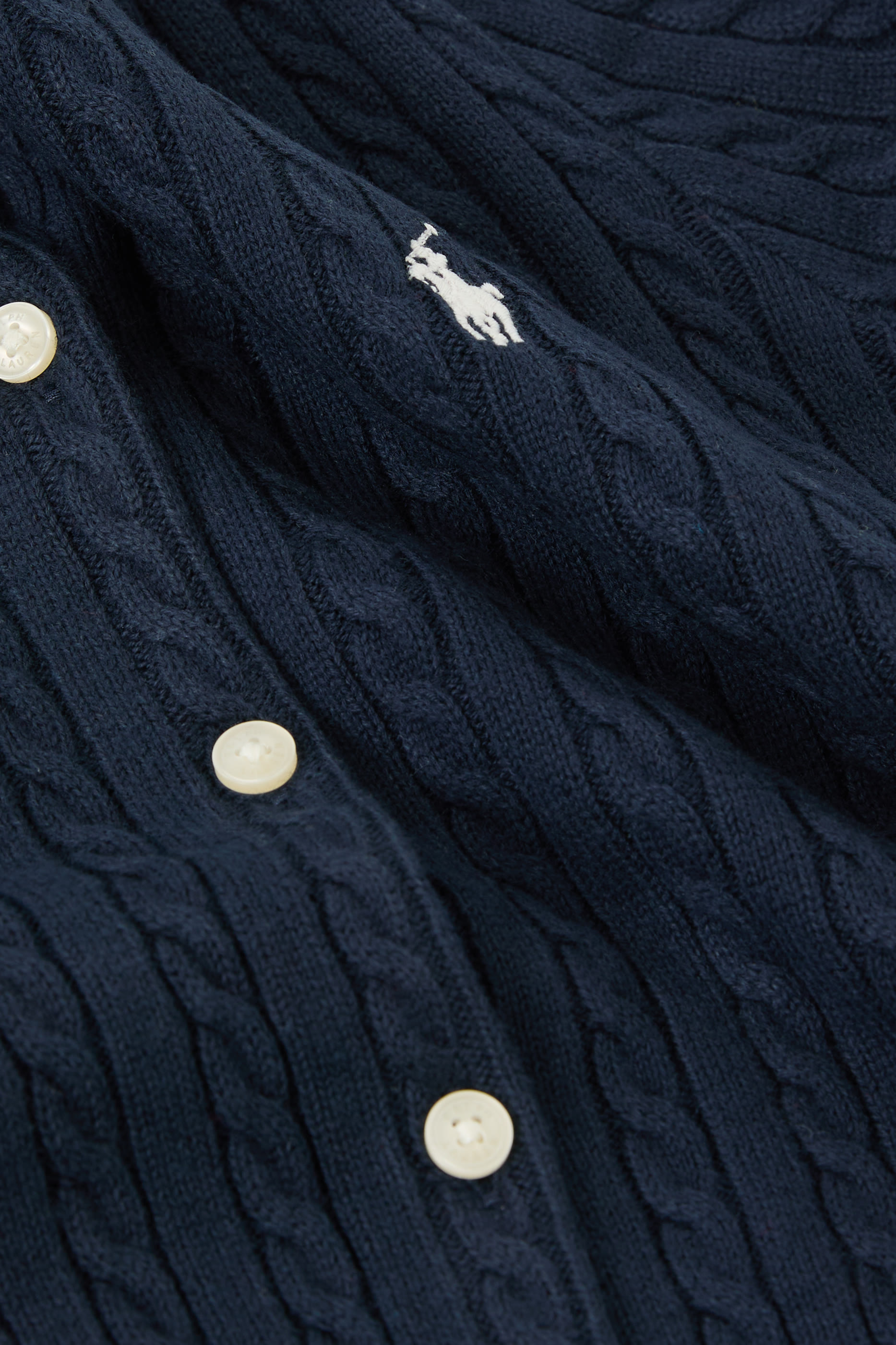 Kids Mini-Cable Cotton Cardigan